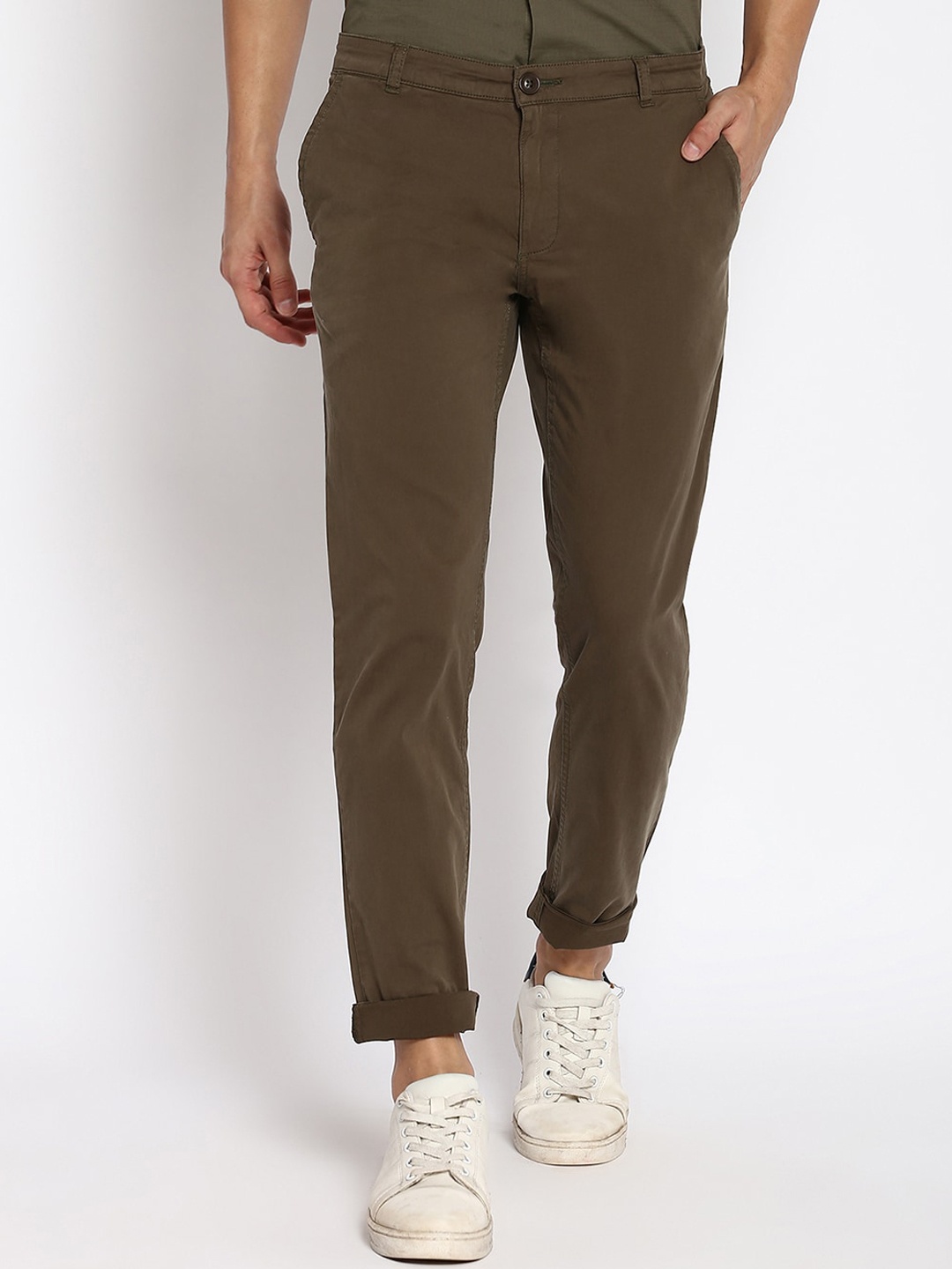 

Abof Men Brown Trousers