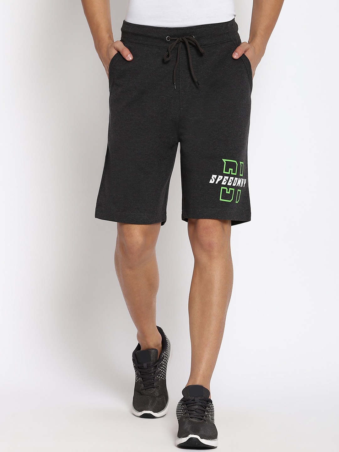 

Abof Men Grey Shorts