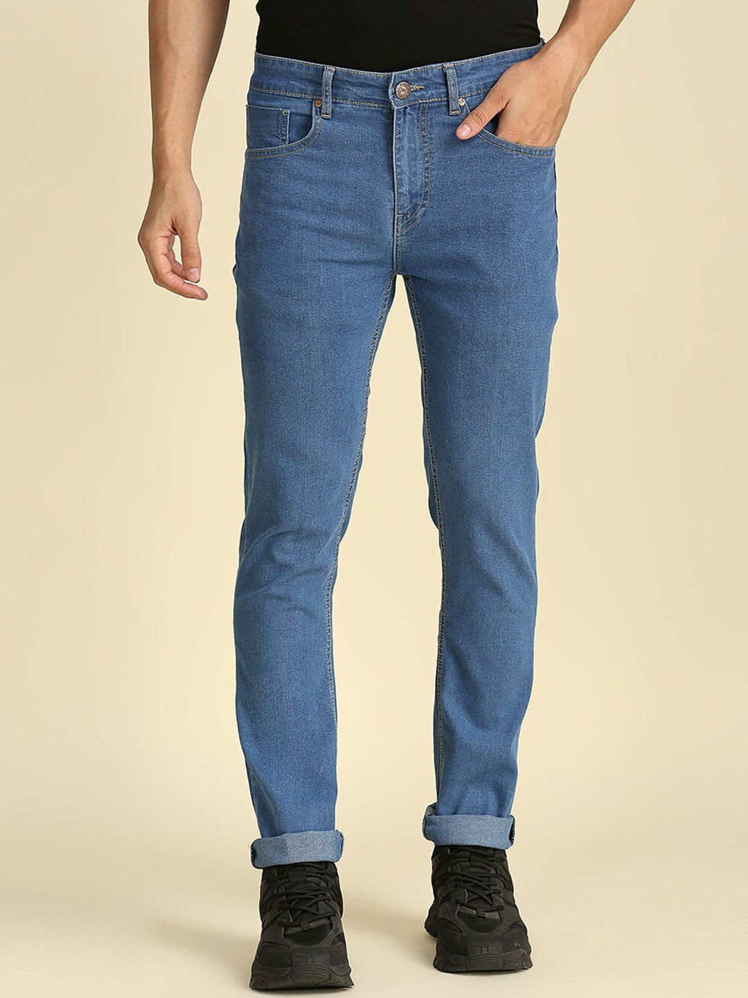 

High Star Men Blue Slim Fit Stretchable Jeans