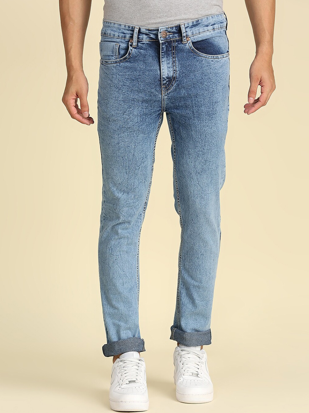 

High Star Men Blue Slim Fit Stretchable Jeans