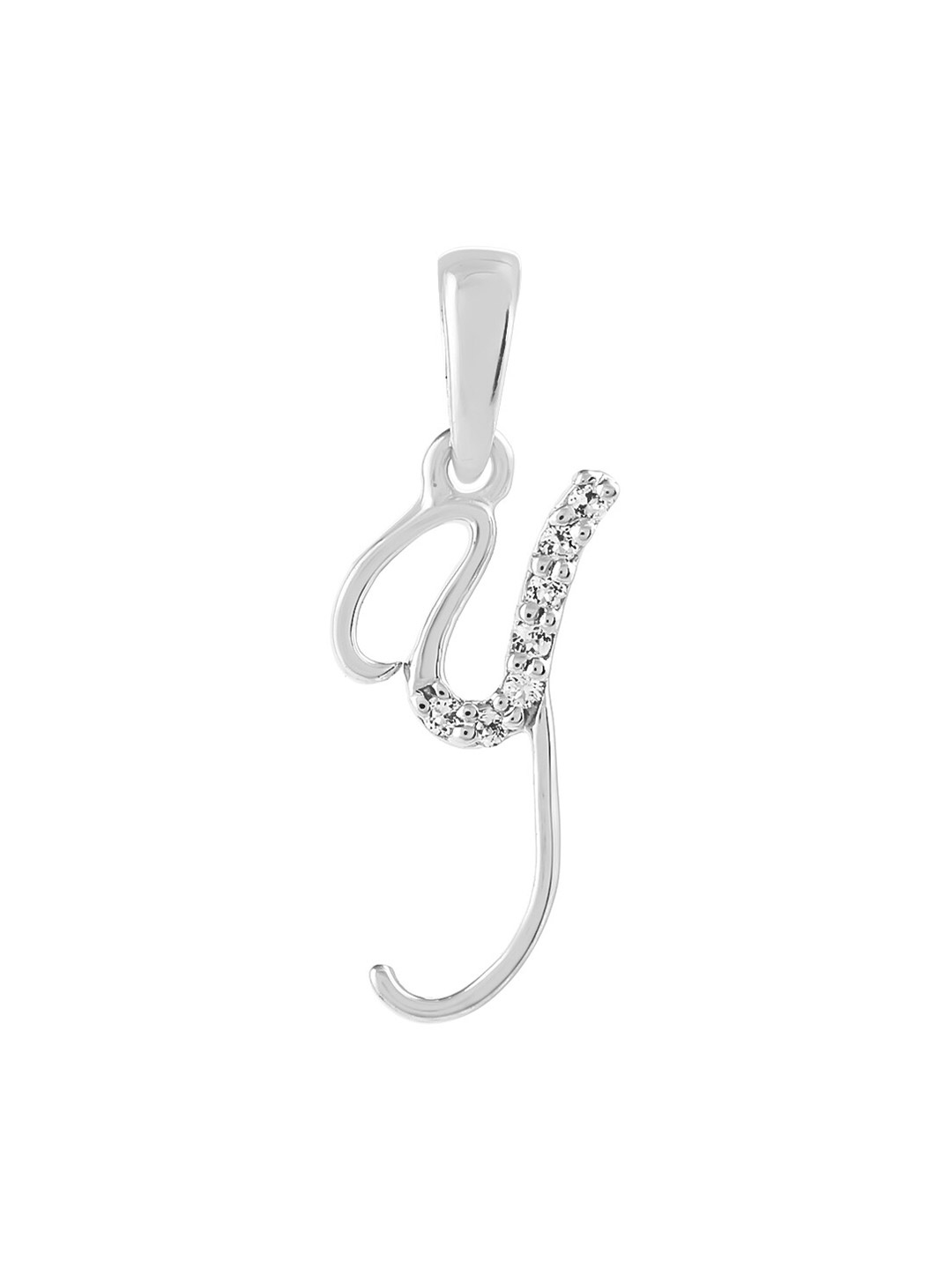 

LA SOULA Silver-Toned Sterling Silver Alphabet Necklace