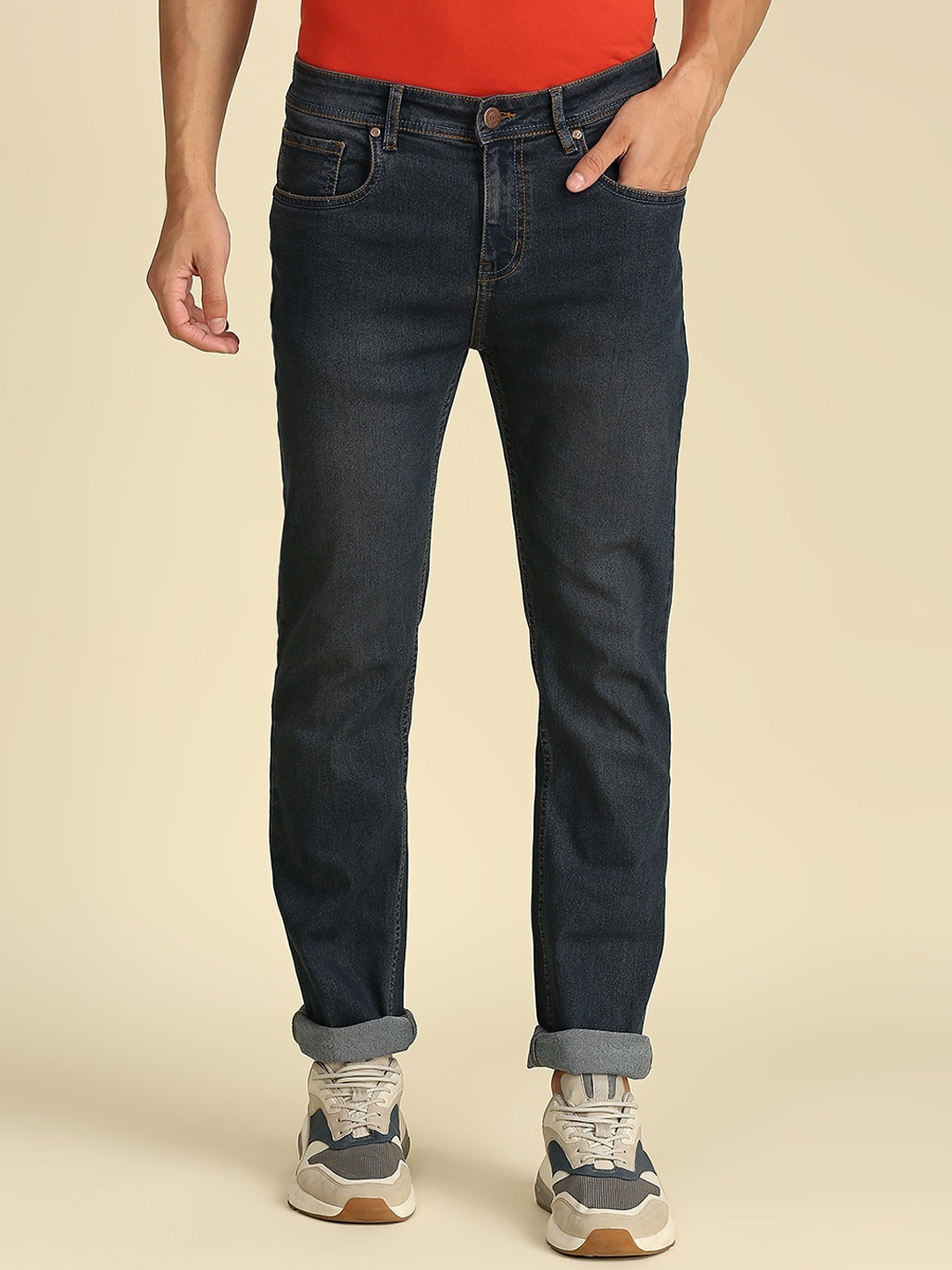

High Star Men Blue Slim Fit Light Fade Stretchable Jeans