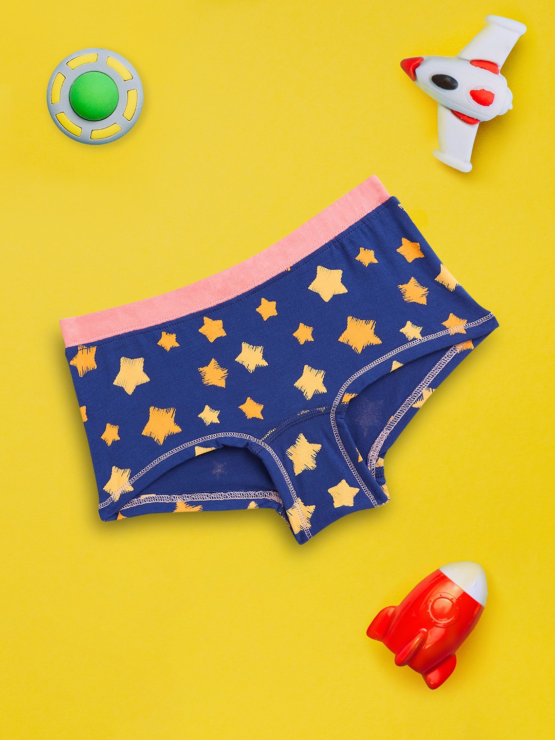

XY Life Girls Astro Starry Yellow Intellisoft Tencel Modal Briefs