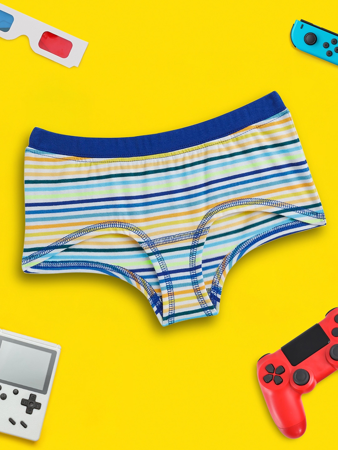

XY Life Girls Arcade Colourful IntellSoft Tencel Modal Briefs, Multi