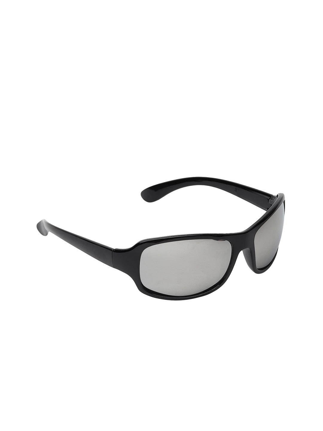 

CRIBA Unisex Grey Lens & Black Square Sunglasses with UV Protected Lens 2053