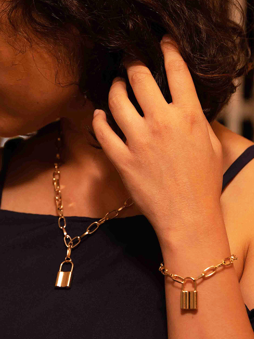 

Ayesha Women Gold-Toned Gold-Plated Necklace