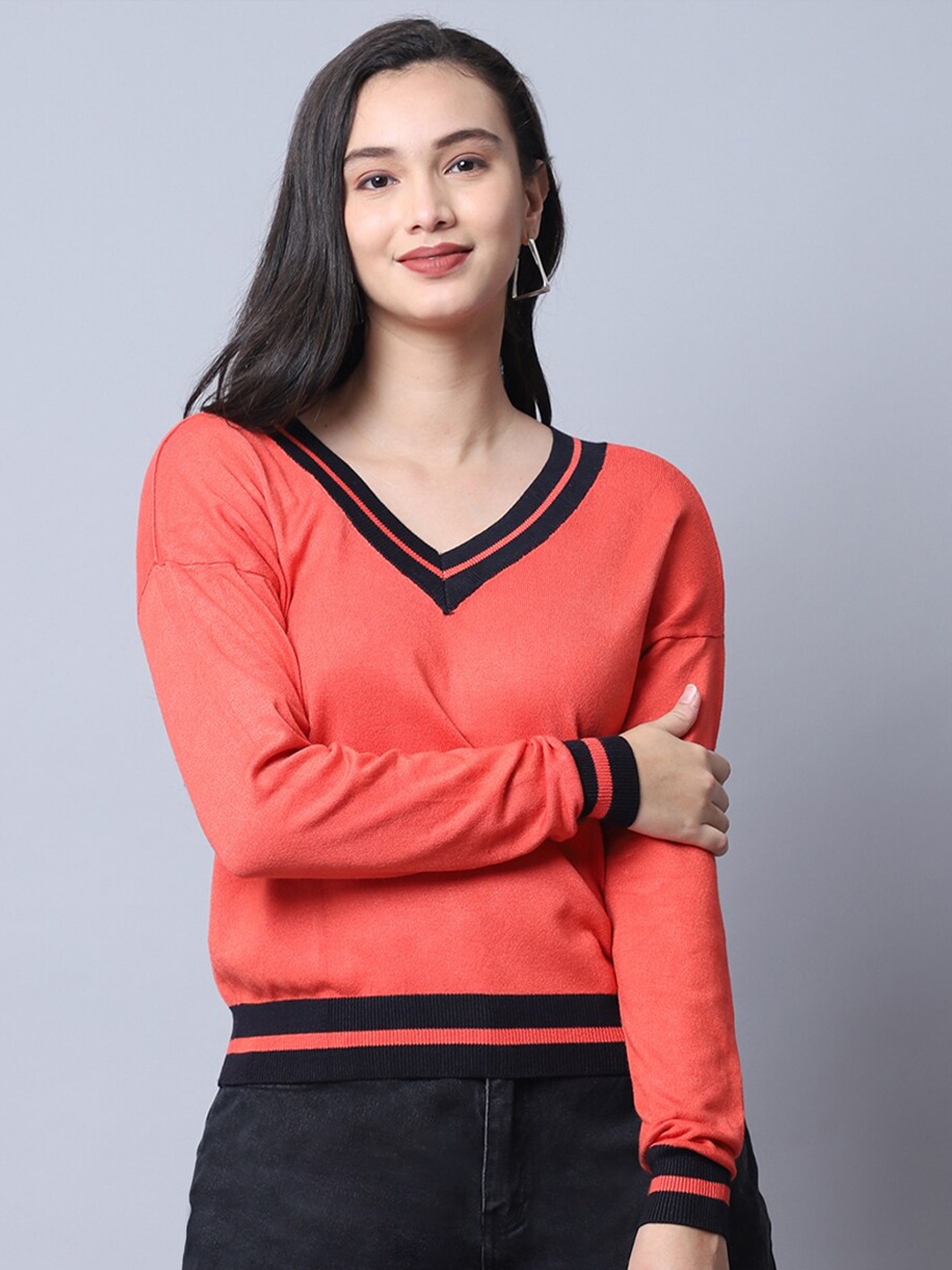 

TAG 7 Red Wrap Top
