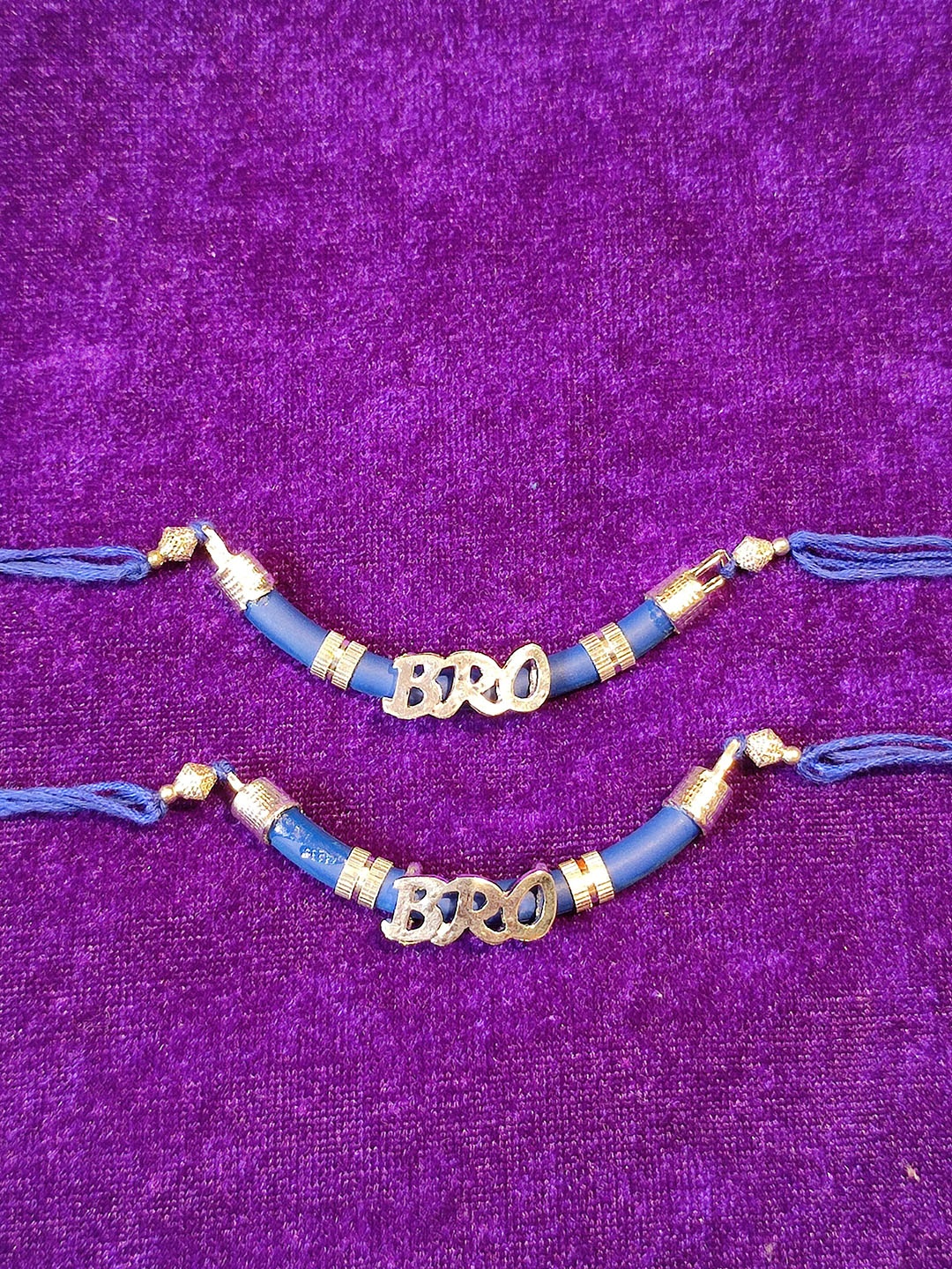 

CRAYTON Men Set Of 2 Blue Bro Tie-Up Rakhi