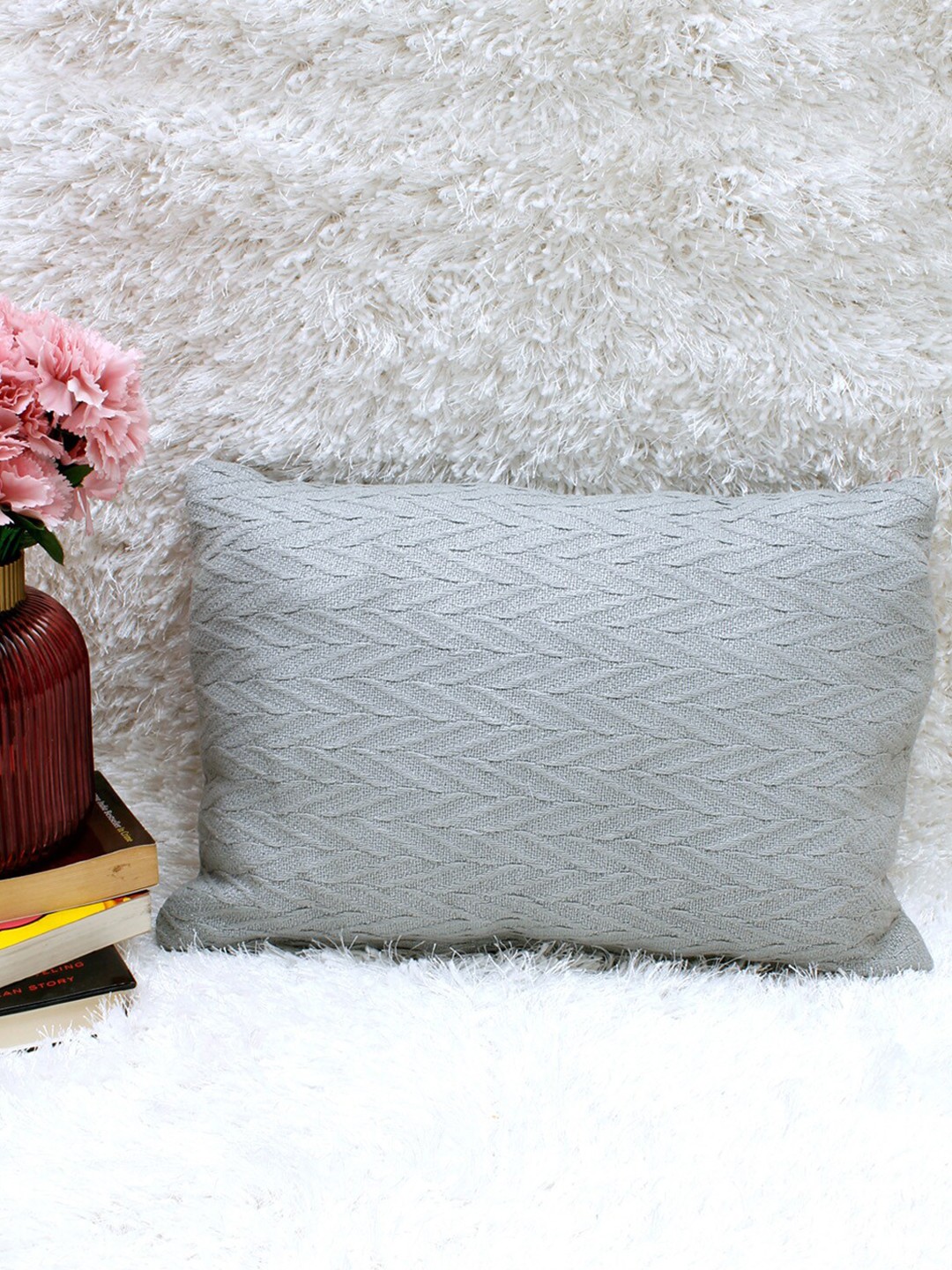 

AVI Living Grey Rectangle Cushion Covers