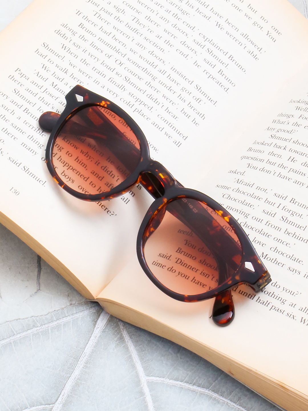 

Gold Berg Unisex Brown Lens & Brown Wayfarer Sunglasses with UV Protected Lens