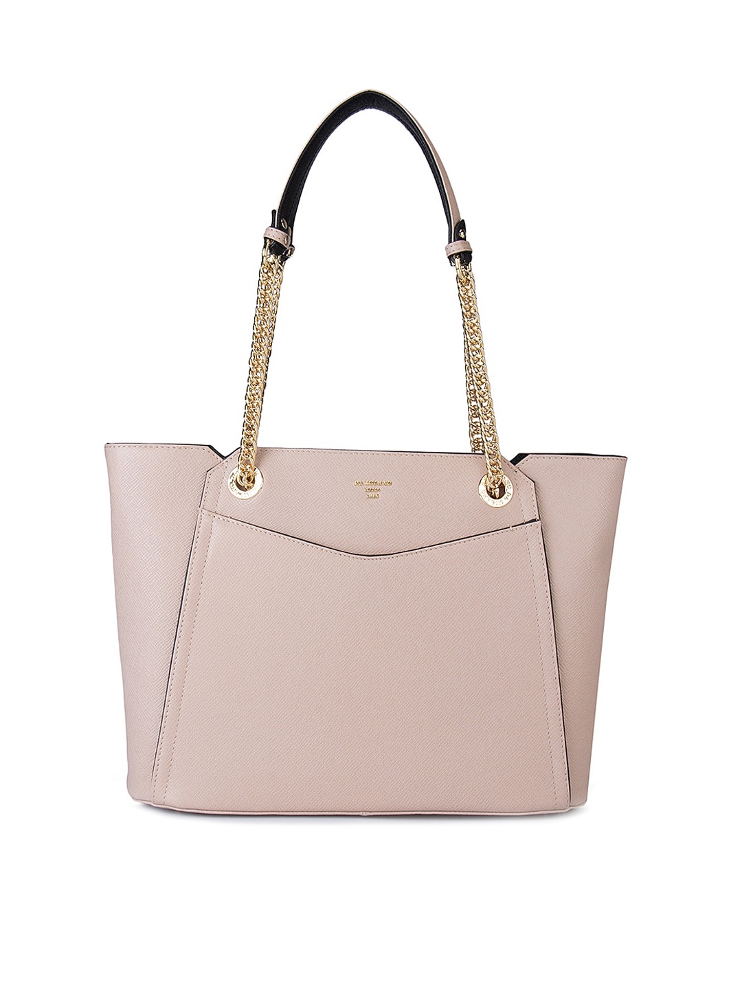 

Da Milano Pink Leather Structured Shoulder Bag