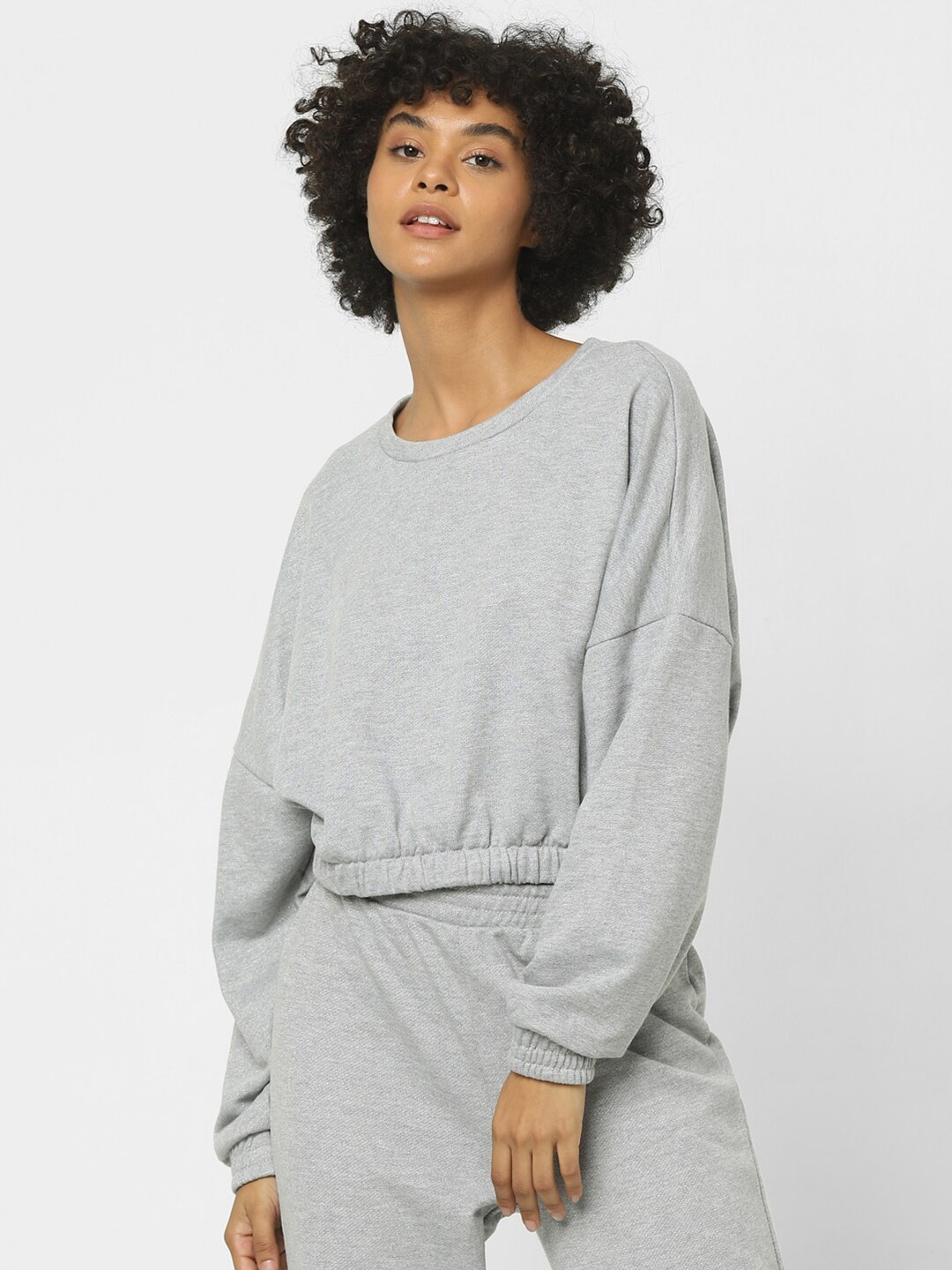 

ONLY Women Grey Sweatshirt