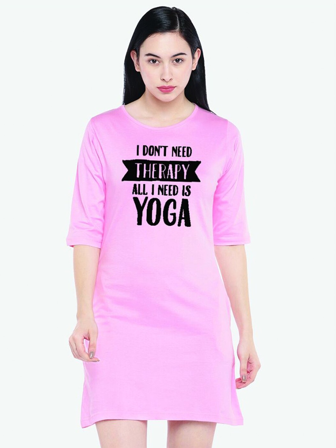 

The Lugai Fashion Women Pink T-shirt