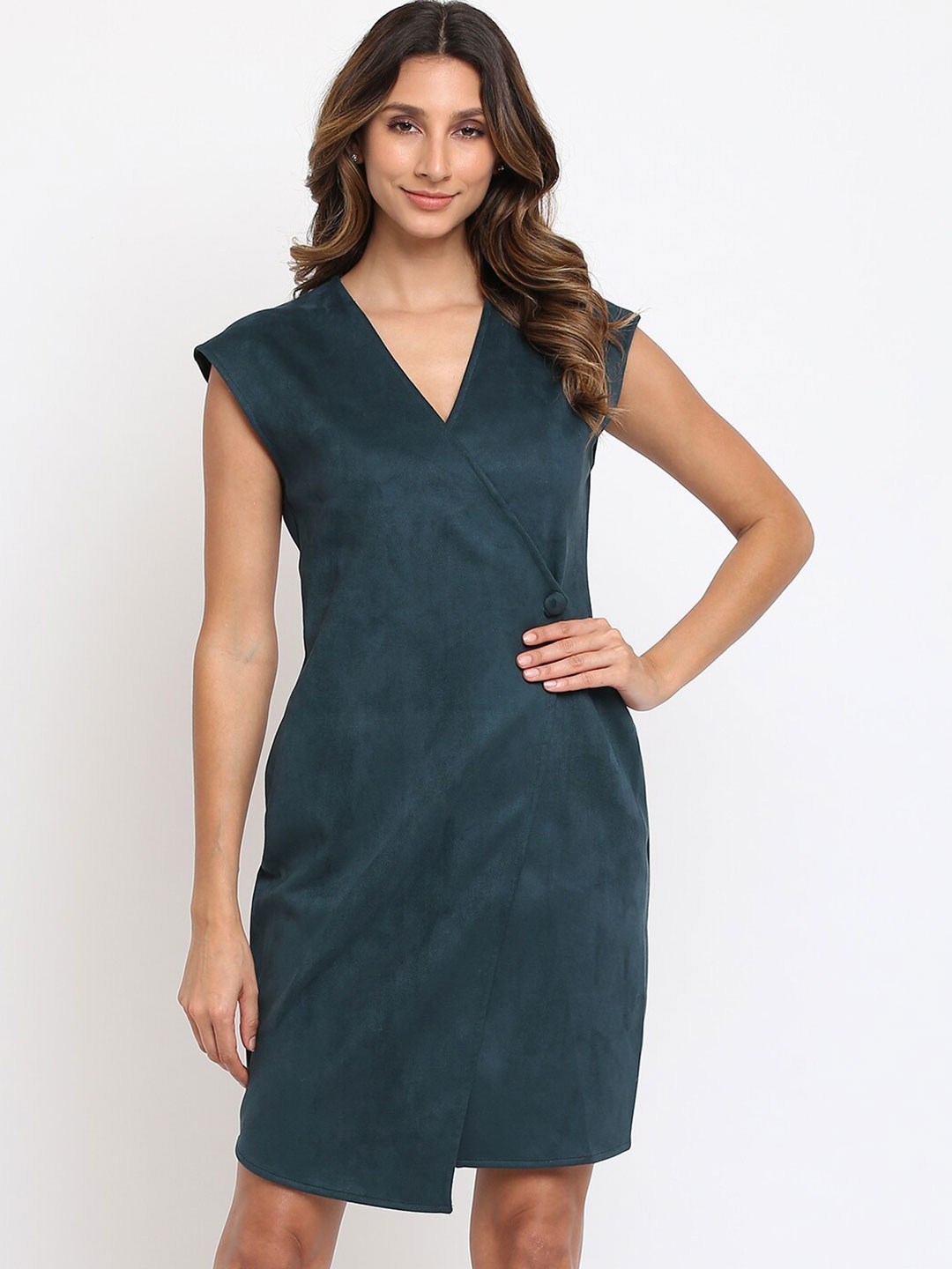 

am ma Green & indigo Dress