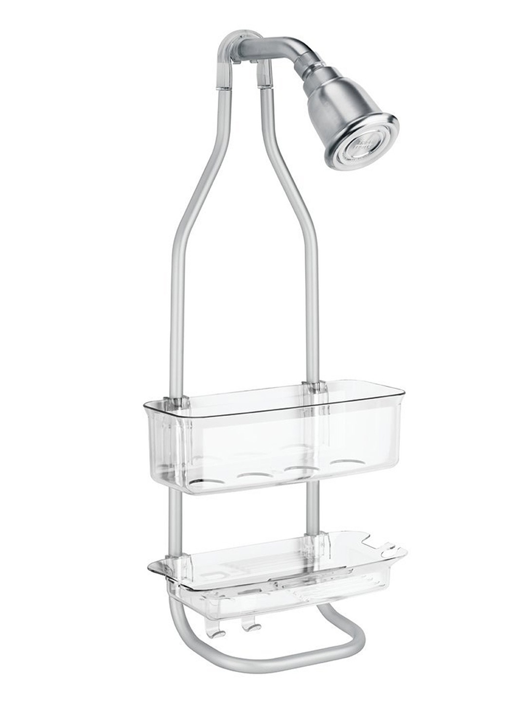 

INTERDESIGN Silver-Toned Plastic Shower Caddy