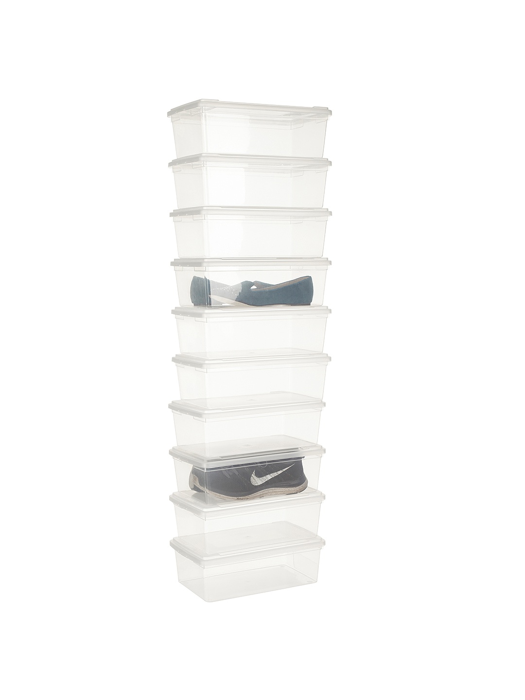 

howards storage world White Solid Shoe Organiser