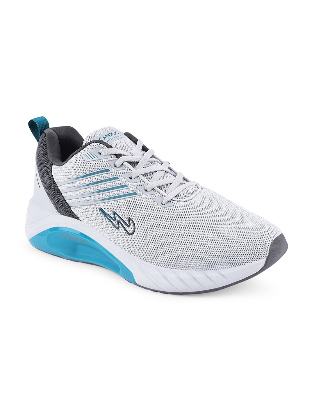 

Campus Men Grey Mesh Running Shoes