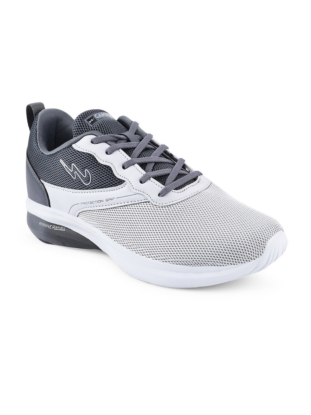 

Campus Men Grey Mesh Running Shoes