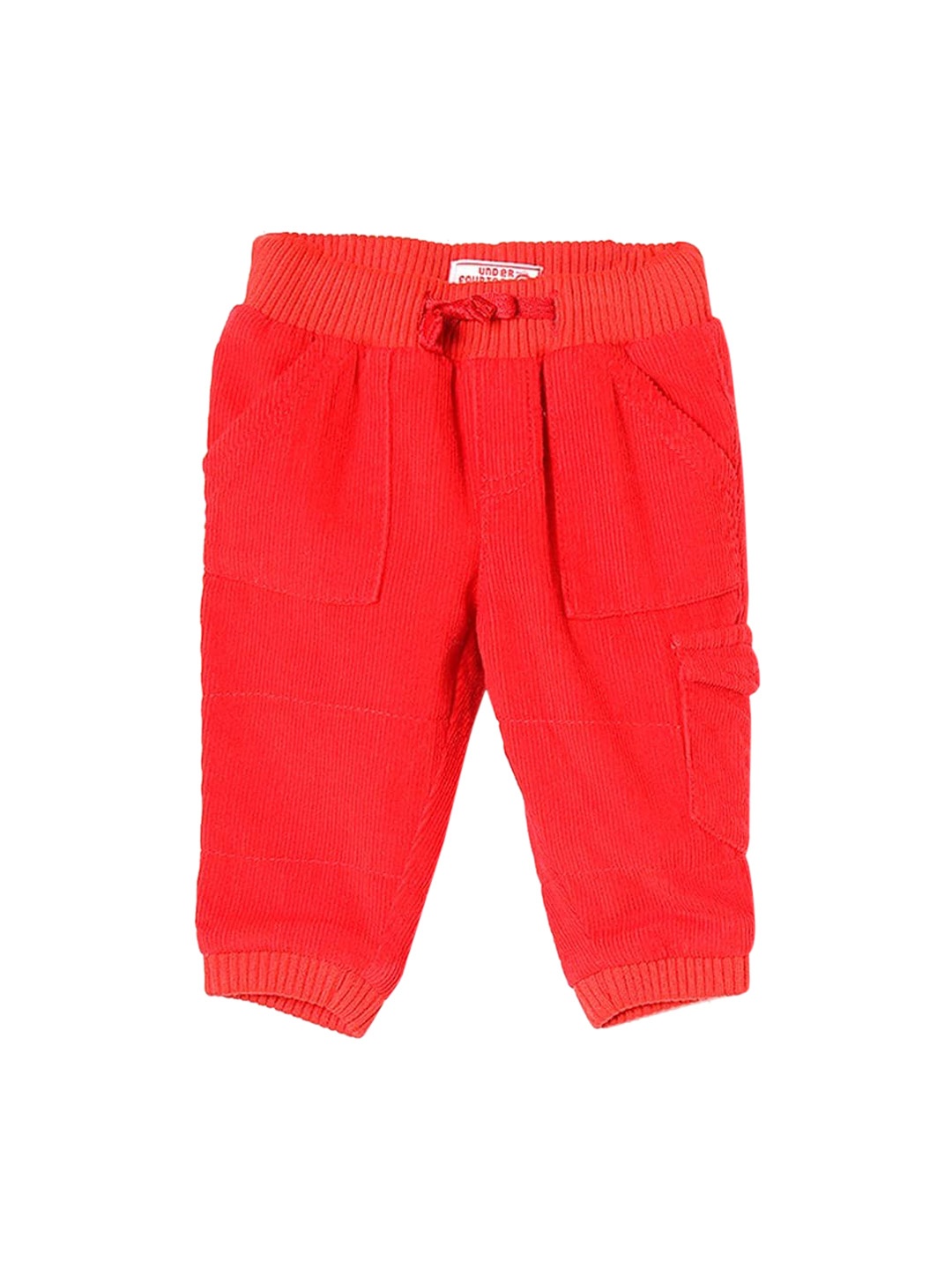 

UNDER FOURTEEN ONLY Unisex Kids Red Joggers Trousers