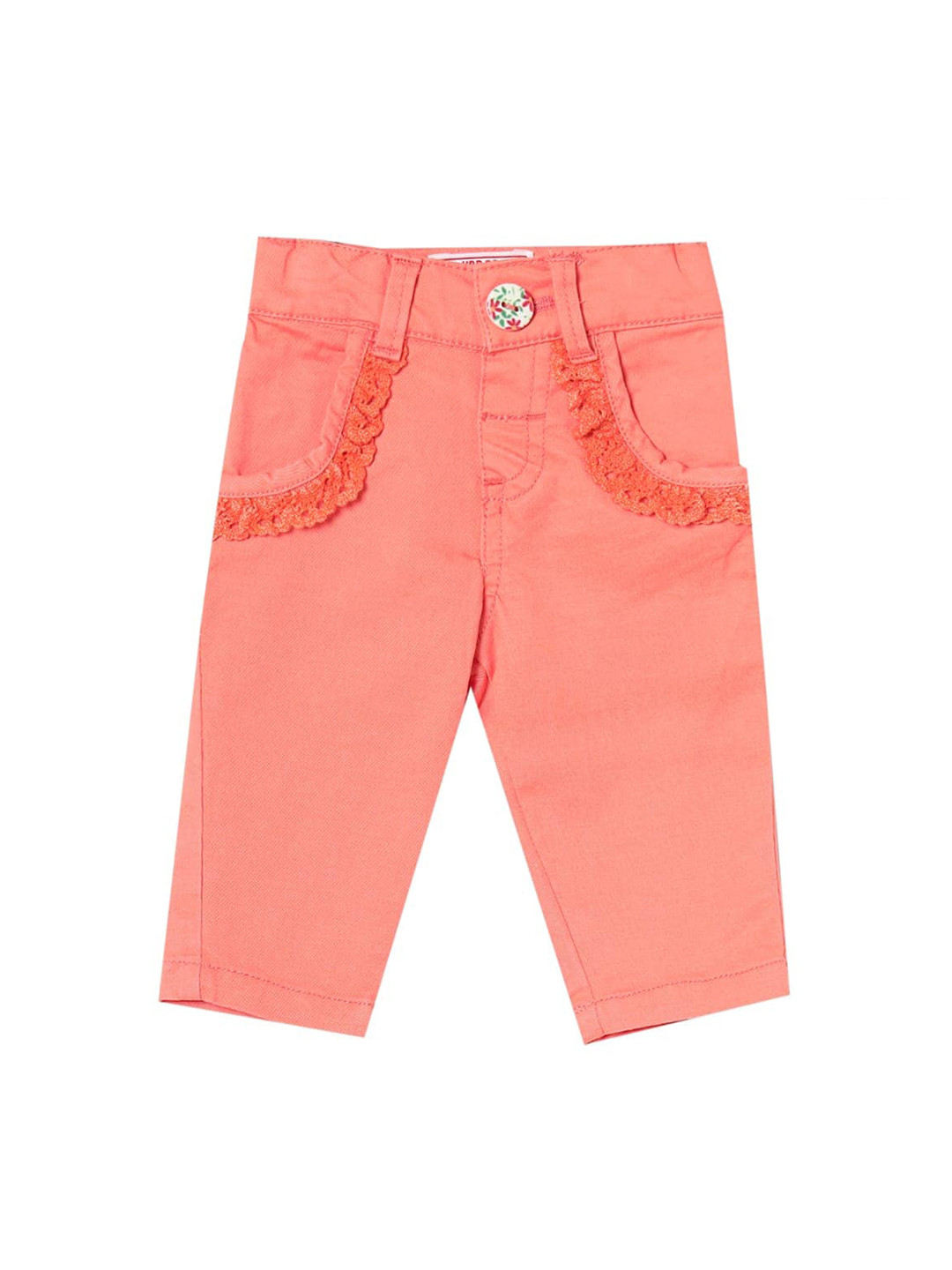 

UNDER FOURTEEN ONLY Girls Orange Trousers