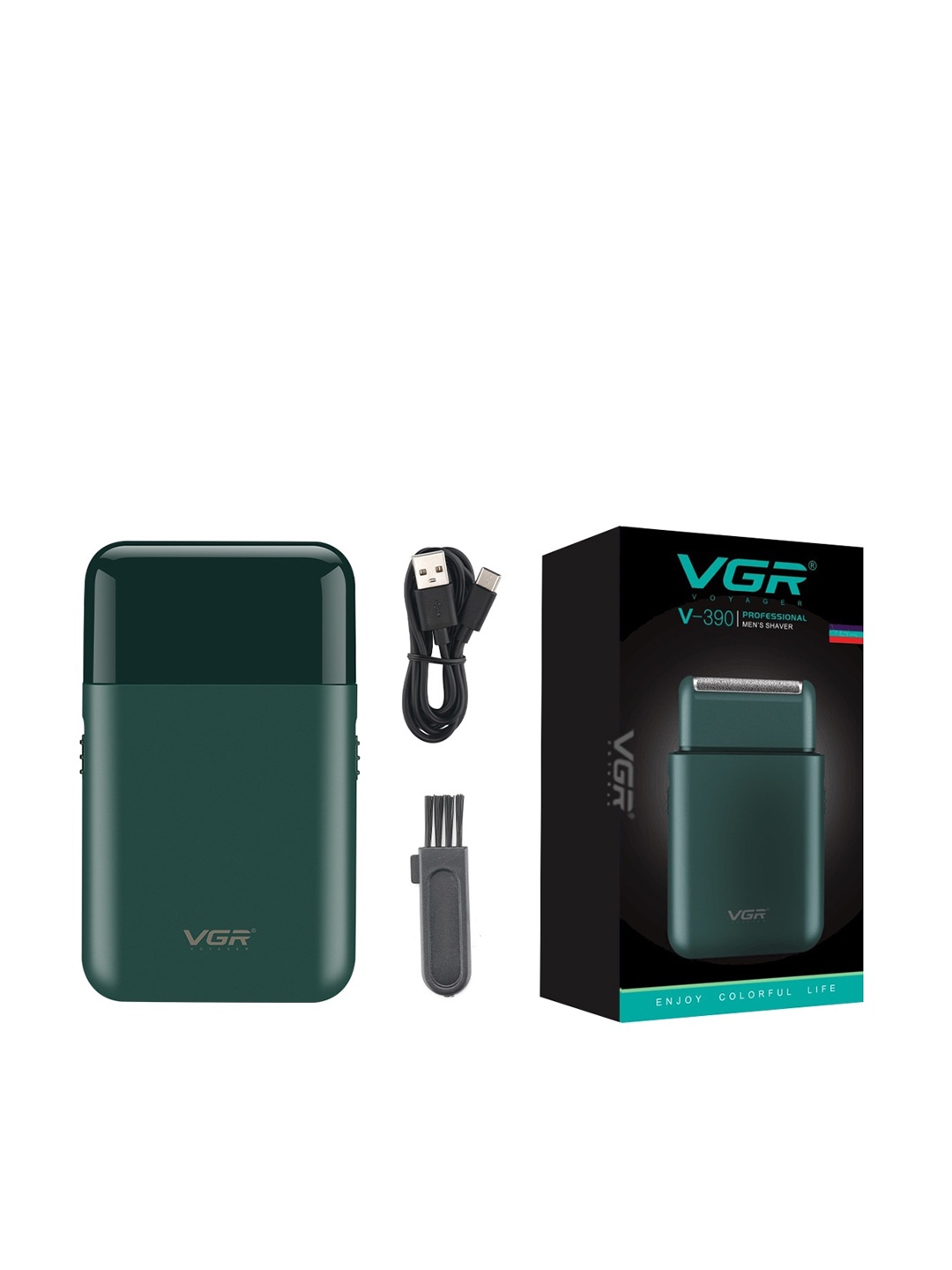 

VGR Men V-390 Trimmer, Green