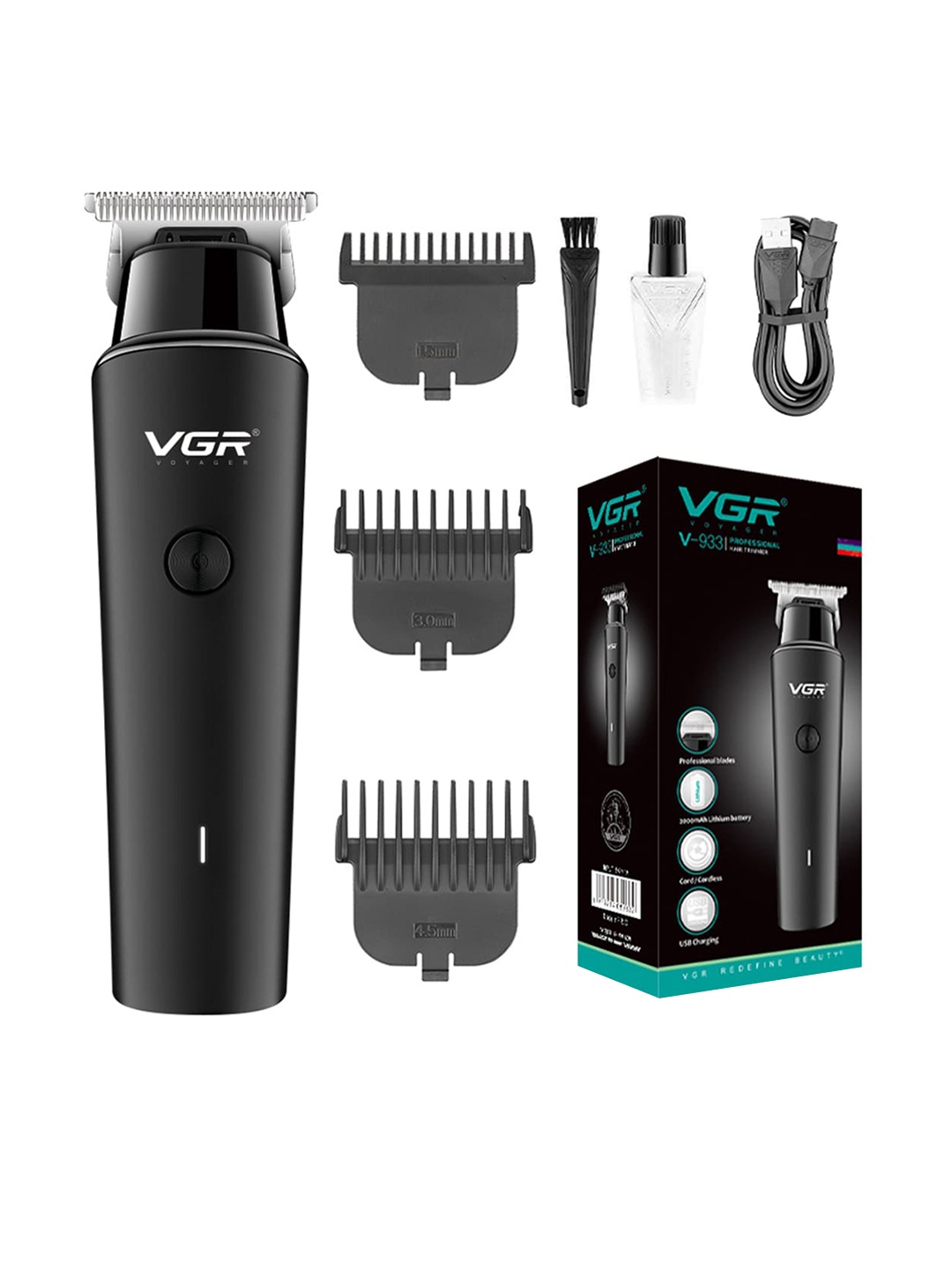 

VGR Men's V-933 Professional Trimmer, Black