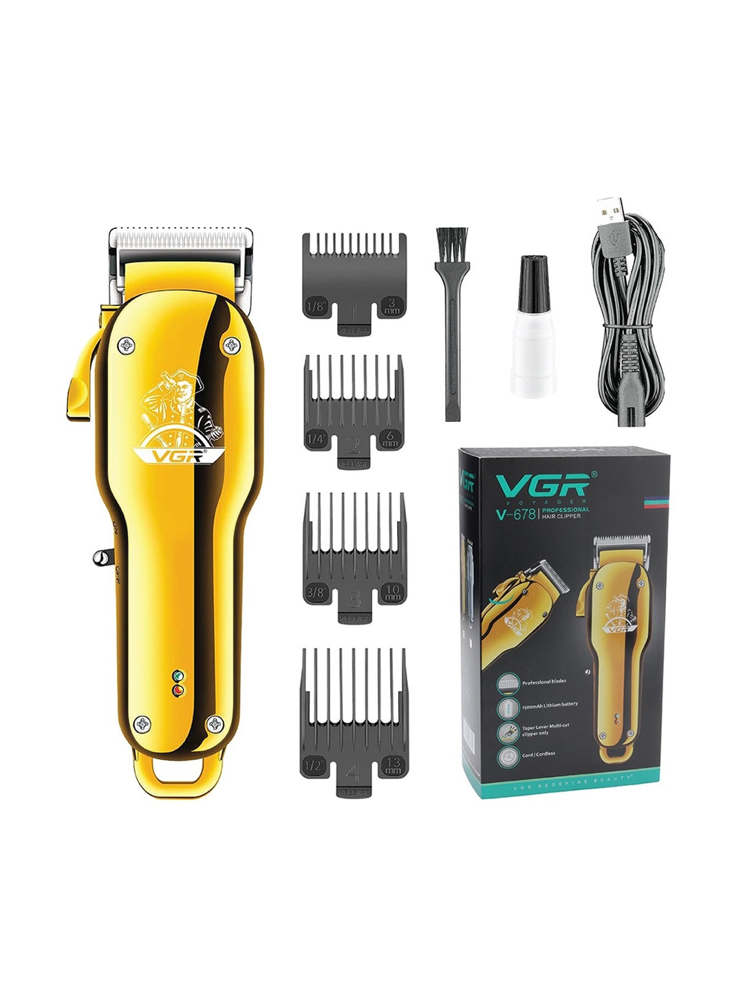 

VGR Men Gold V-678 Trimmer