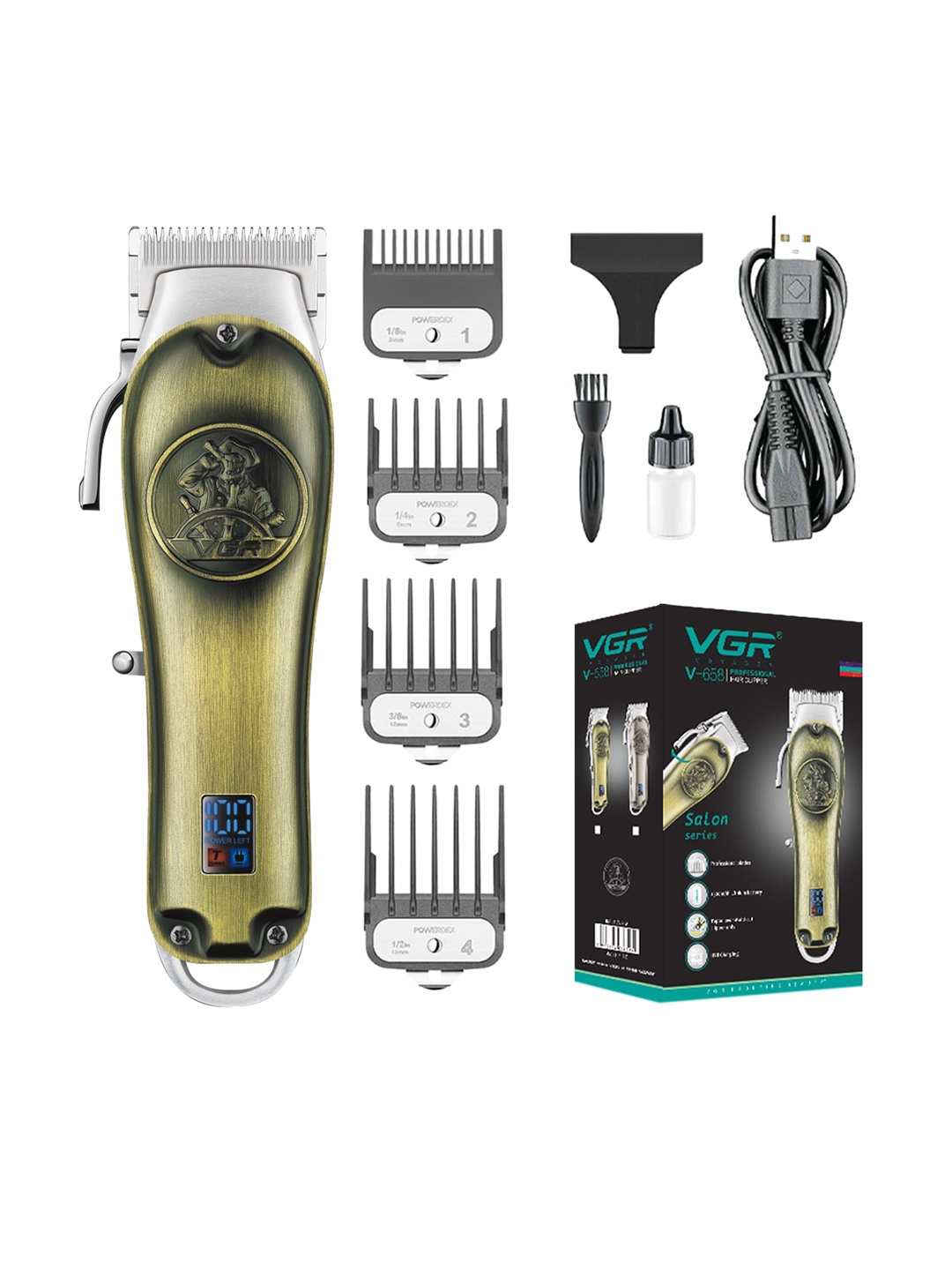 

VGR Men V-658 Trimmer, Gold