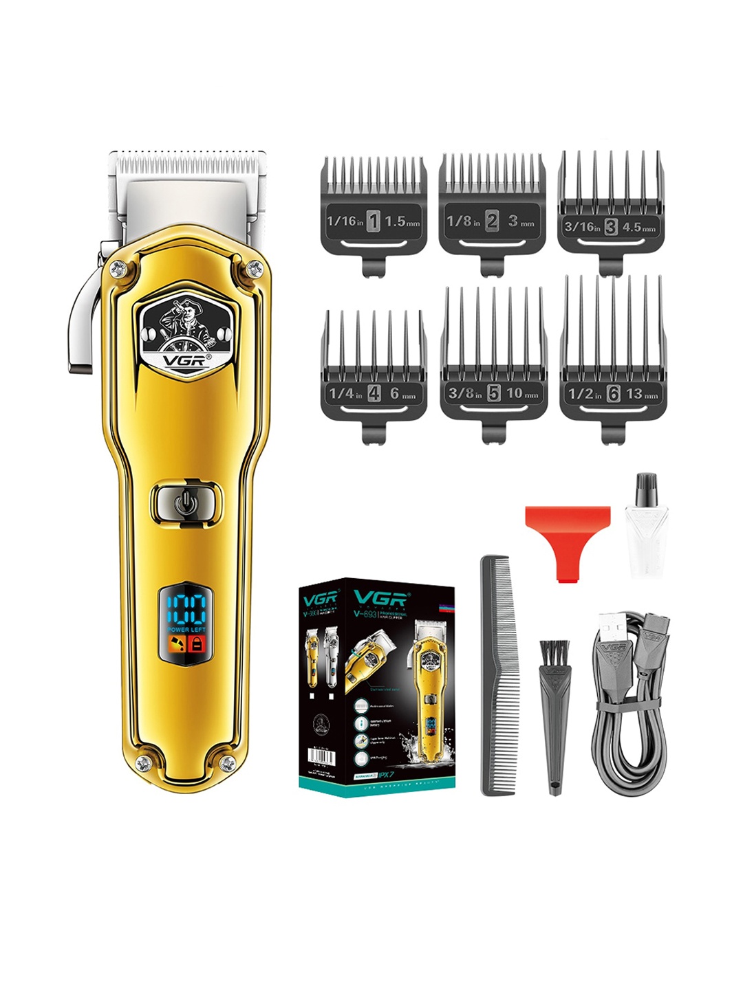 

VGR Men V-693 Trimmer, Gold