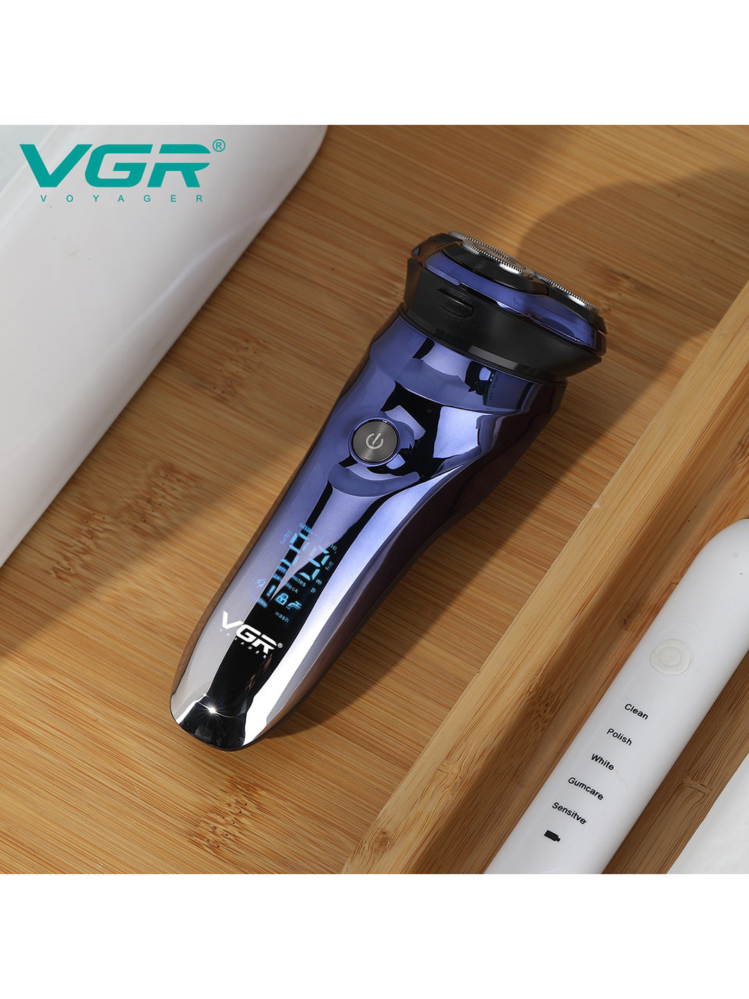 

VGR Men Blue V-305 Wet And Dry Shaver