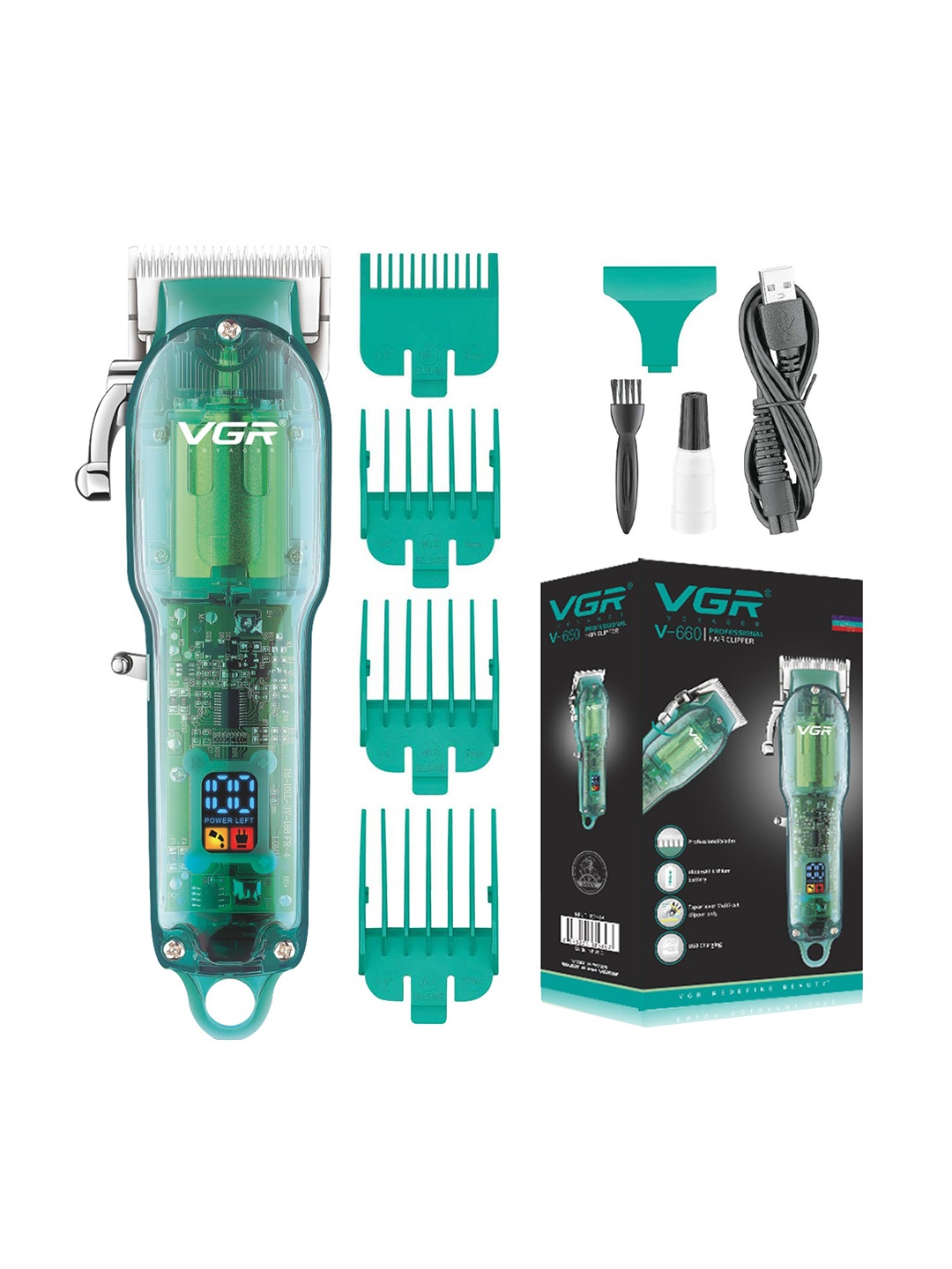 

VGR Men Green V-660 Trimmer