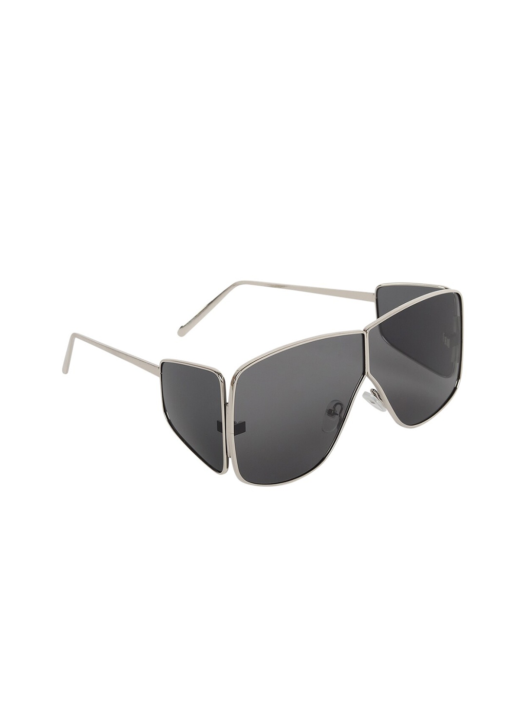 

GARTH Unisex Black Lens & Black Other Sunglasses with UV Protected Lens