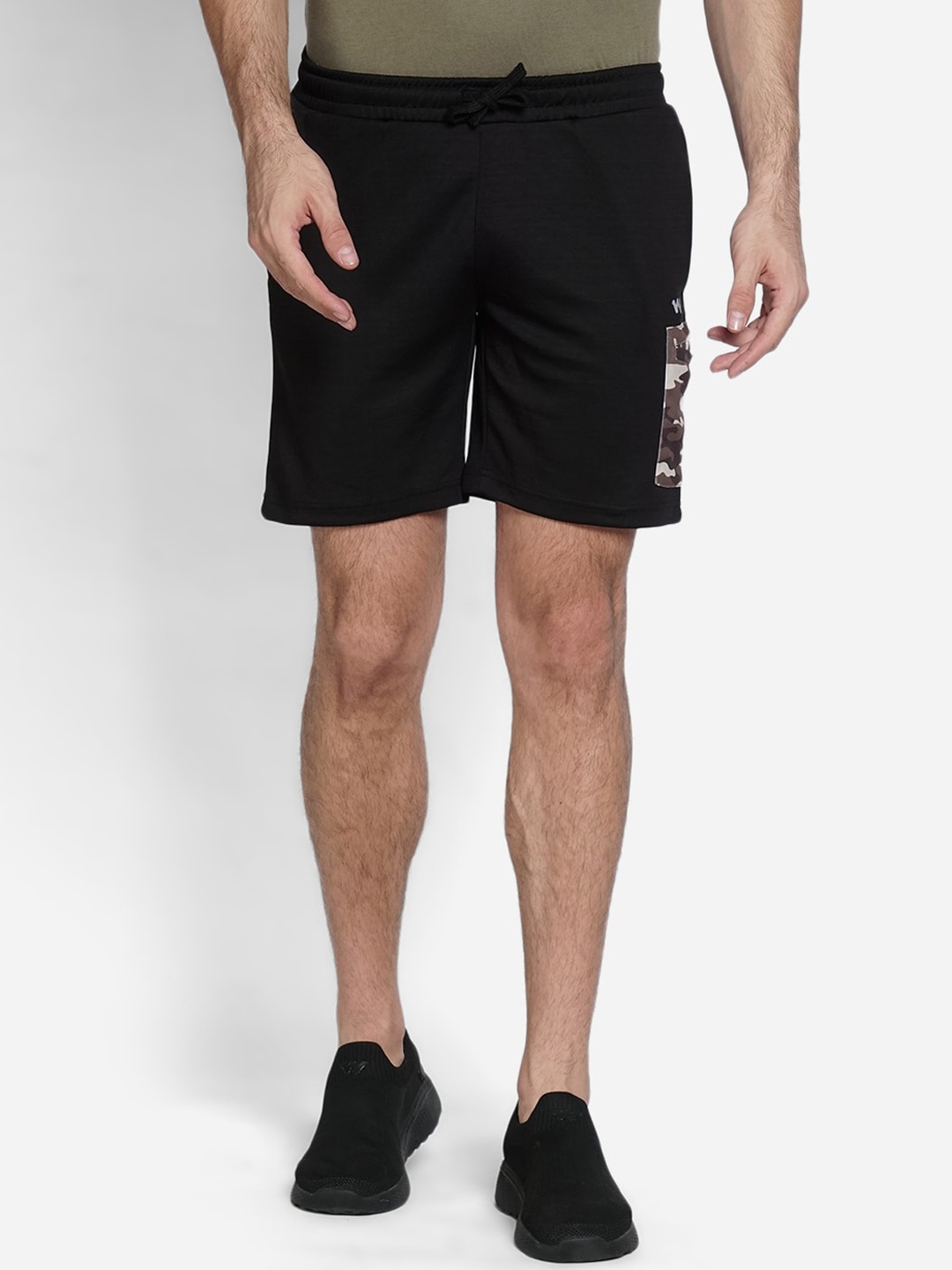 

Wildcraft Men Black Sports Shorts