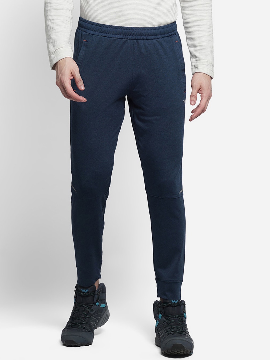 

Wildcraft Men Blue Solid Joggers