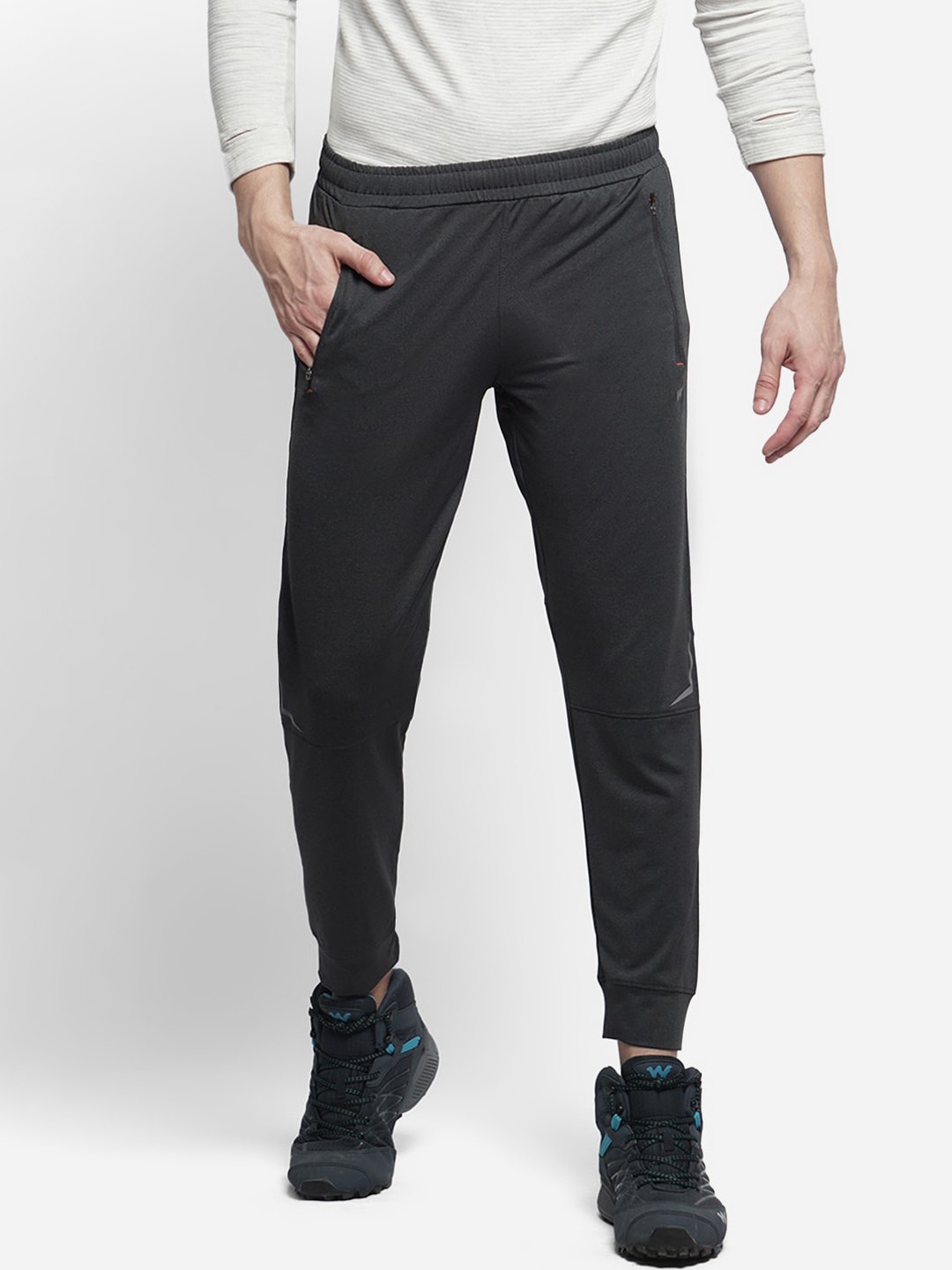 

Wildcraft Men Grey Solid Joggers