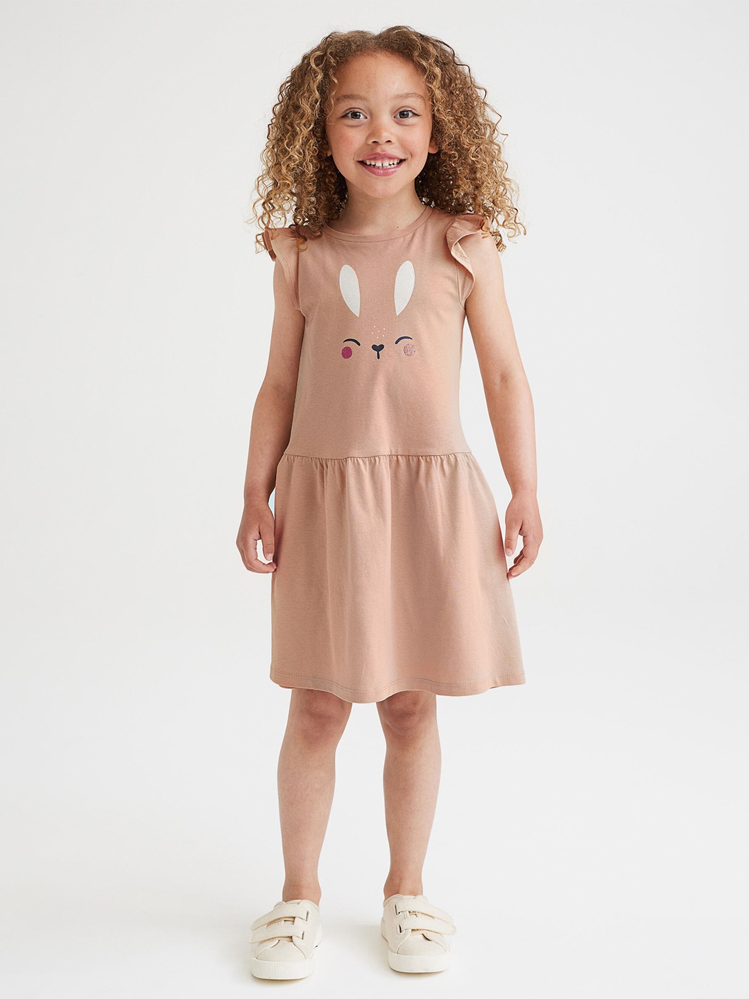 

H&M Beige & Pink 3 Pack Cotton Dresses