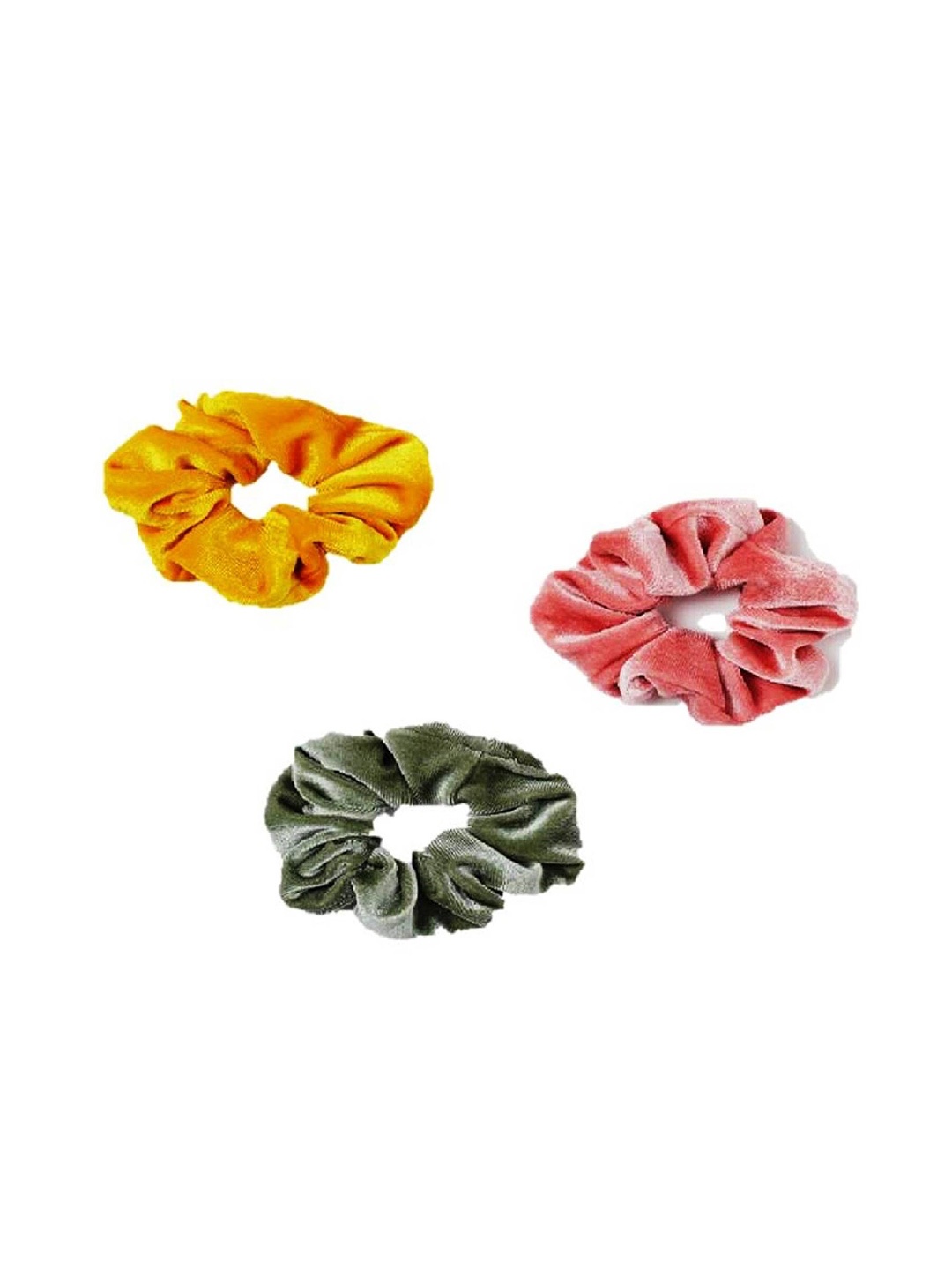 

DIAN Women Set of 3 Velvet Scrunchies, Assorted