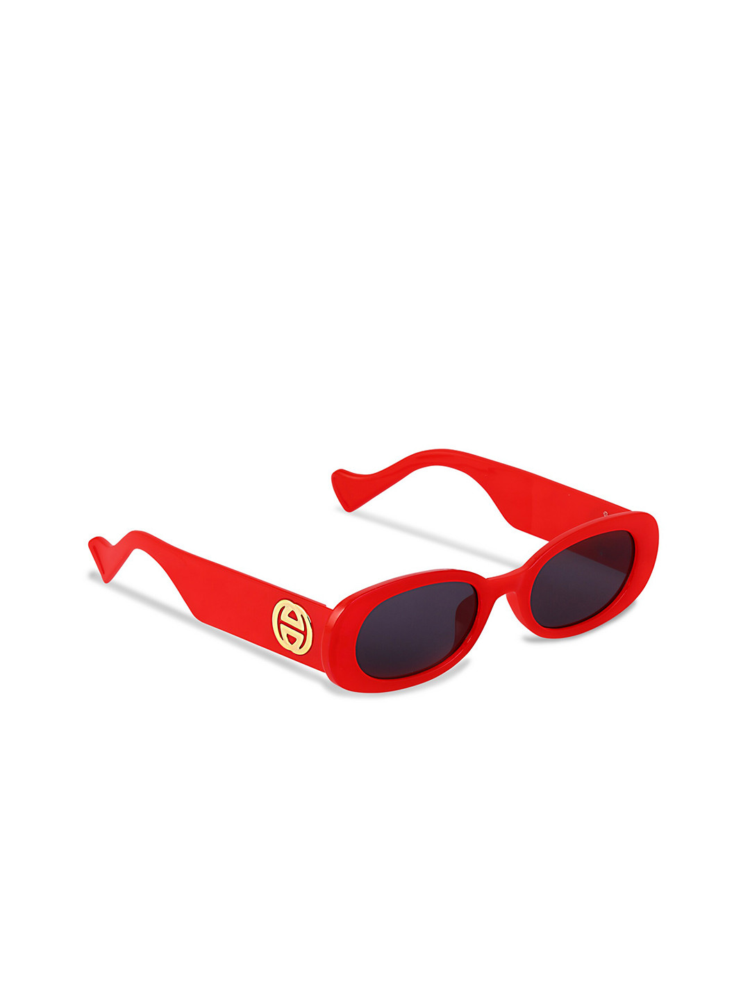 

Freddy Unisex Black Lens & Red Square Sunglasses with UV Protected Lens