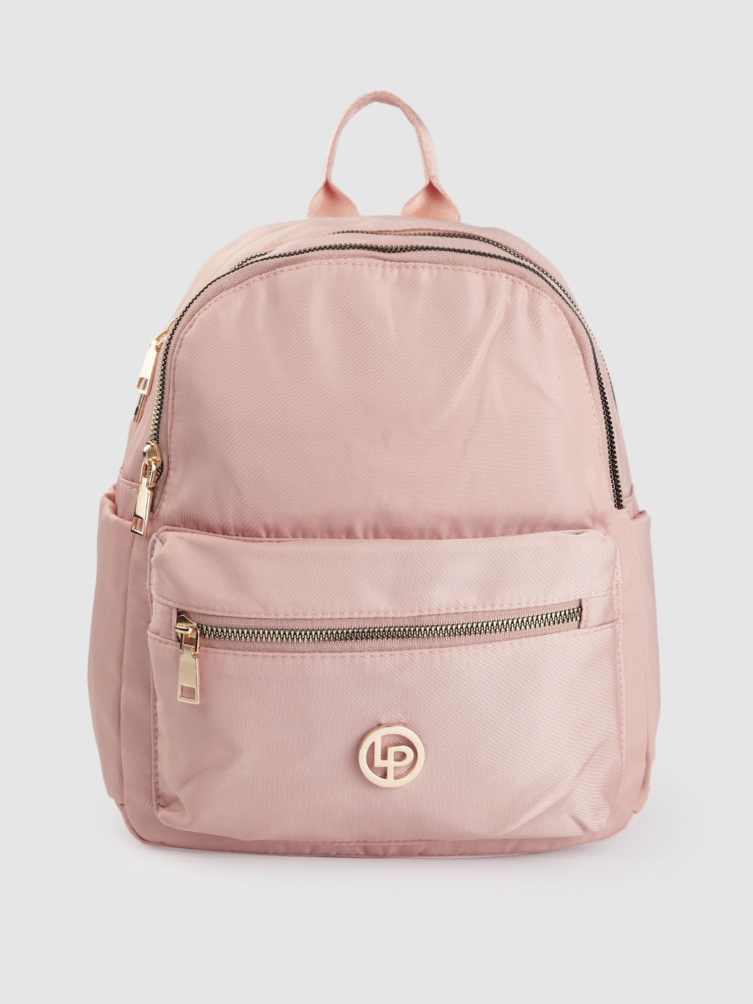 

Lino Perros Women Purple Solid Backpack, Peach