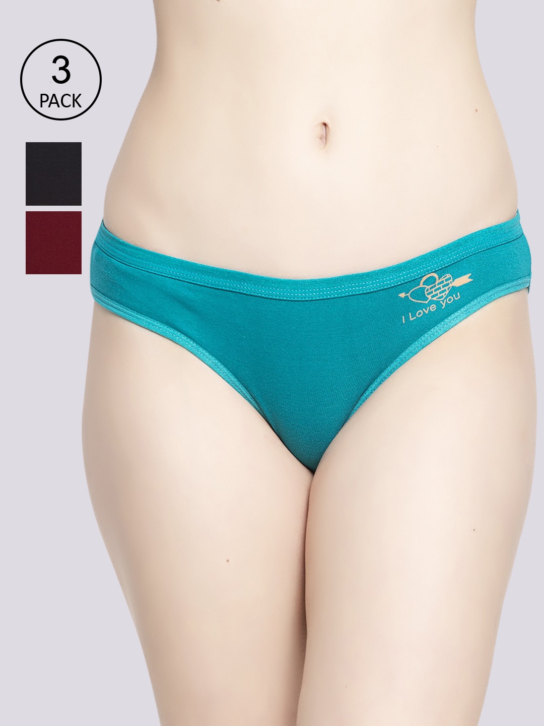 

GRACIT Women Black Briefs