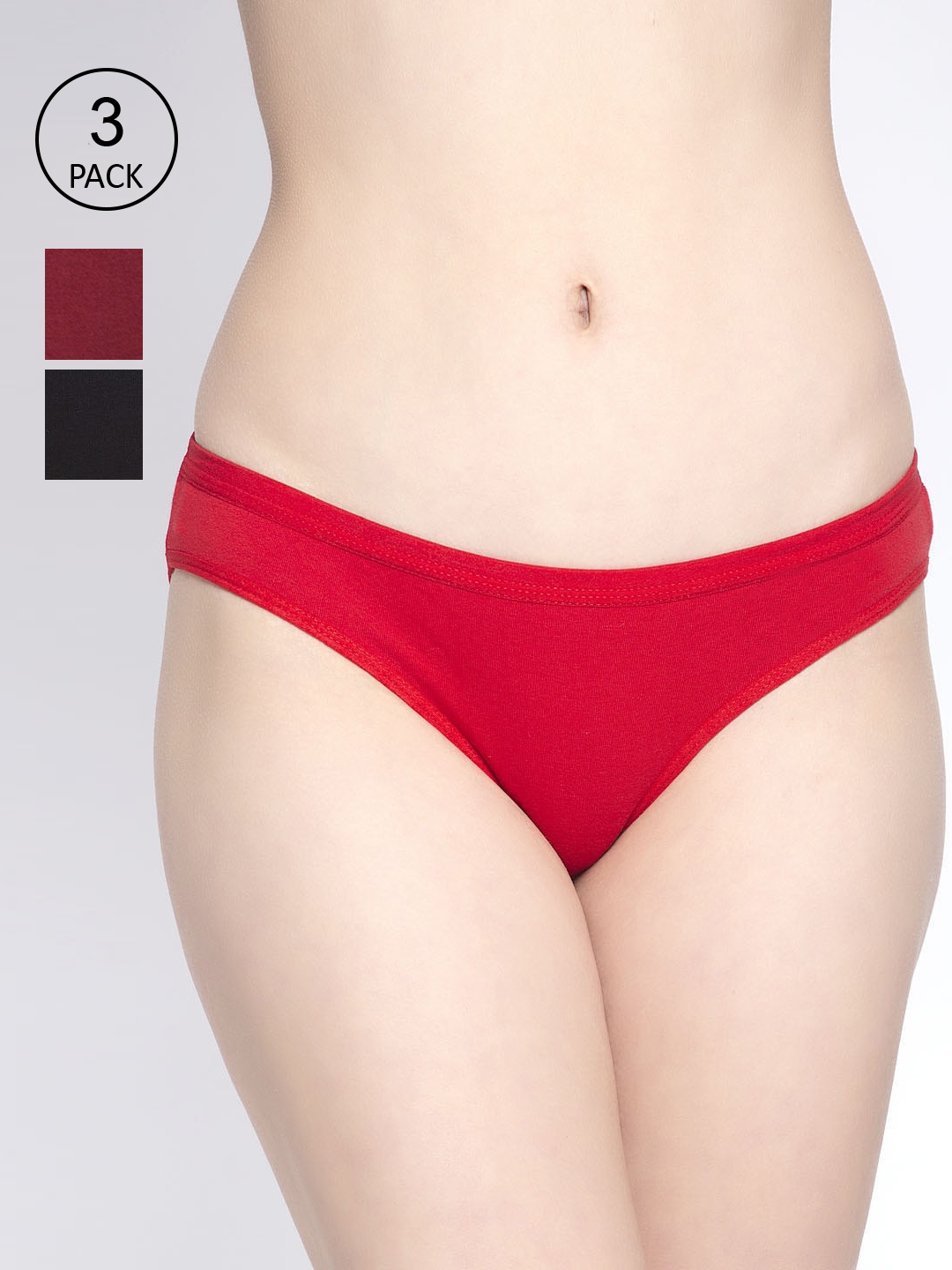 

GRACIT Women Black Briefs