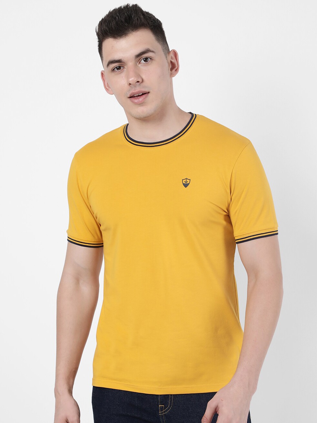 

R&B Men Yellow T-shirt
