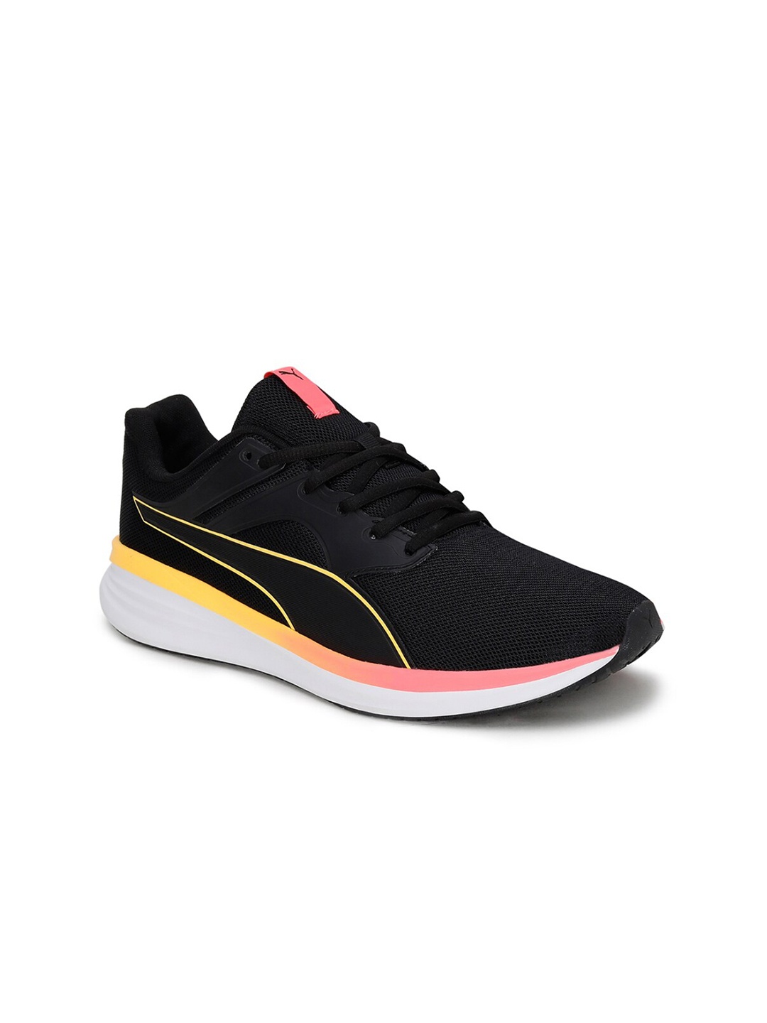 

Puma Unisex Black Transport Textile Running Shoes