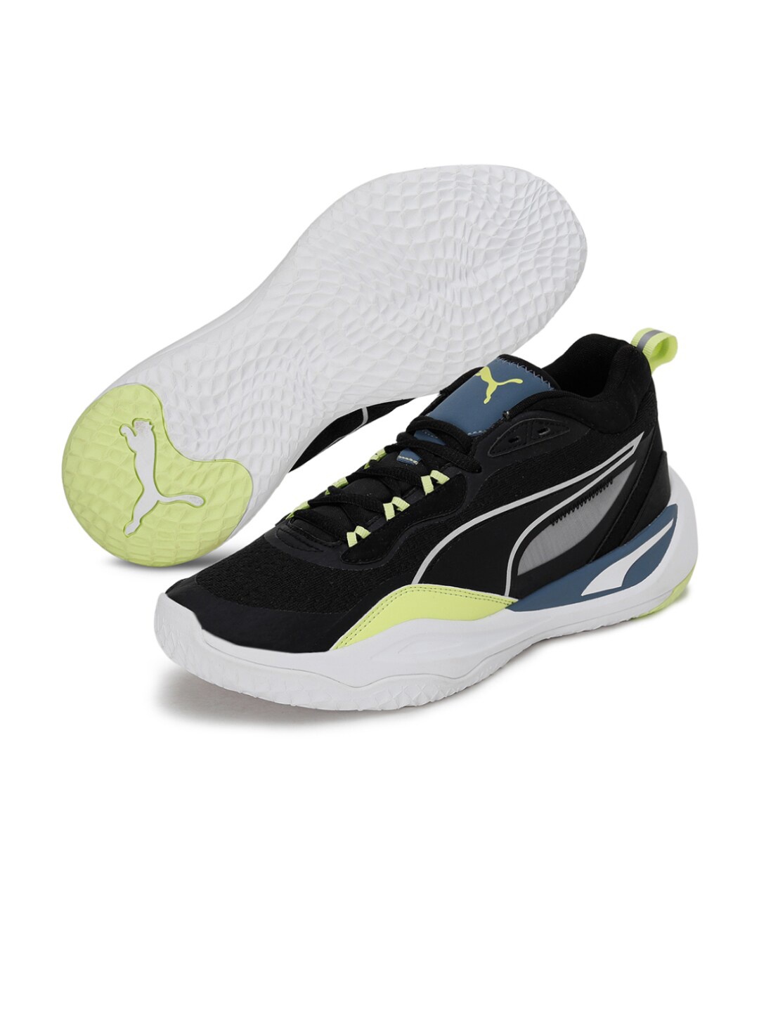 

Puma Unisex Black Playmaker in Motion Sneakers