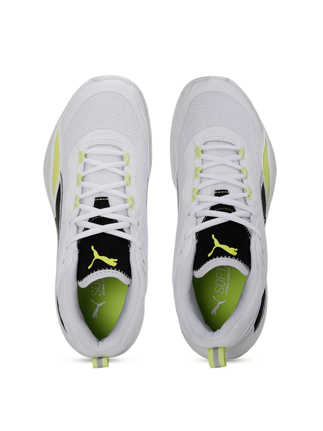

Puma Unisex White Colourblocked Sneakers