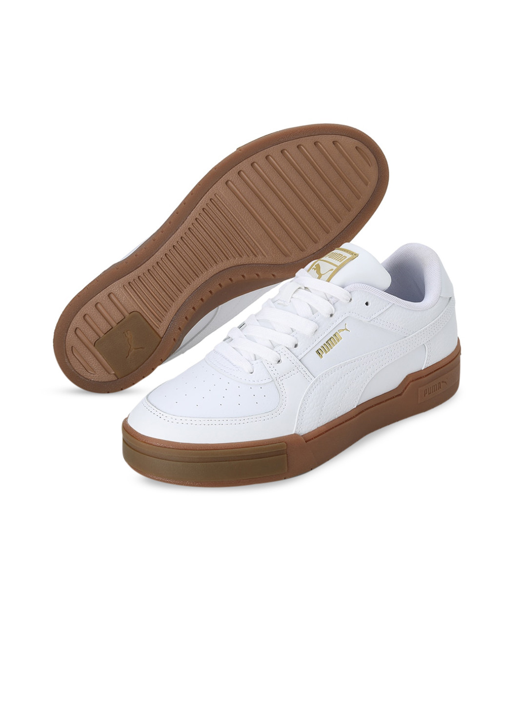 

Puma Unisex White Tumble Perforated Sneakers