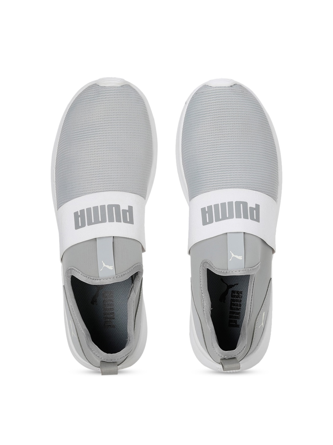 

Puma Men Grey Slip-On Sneakers