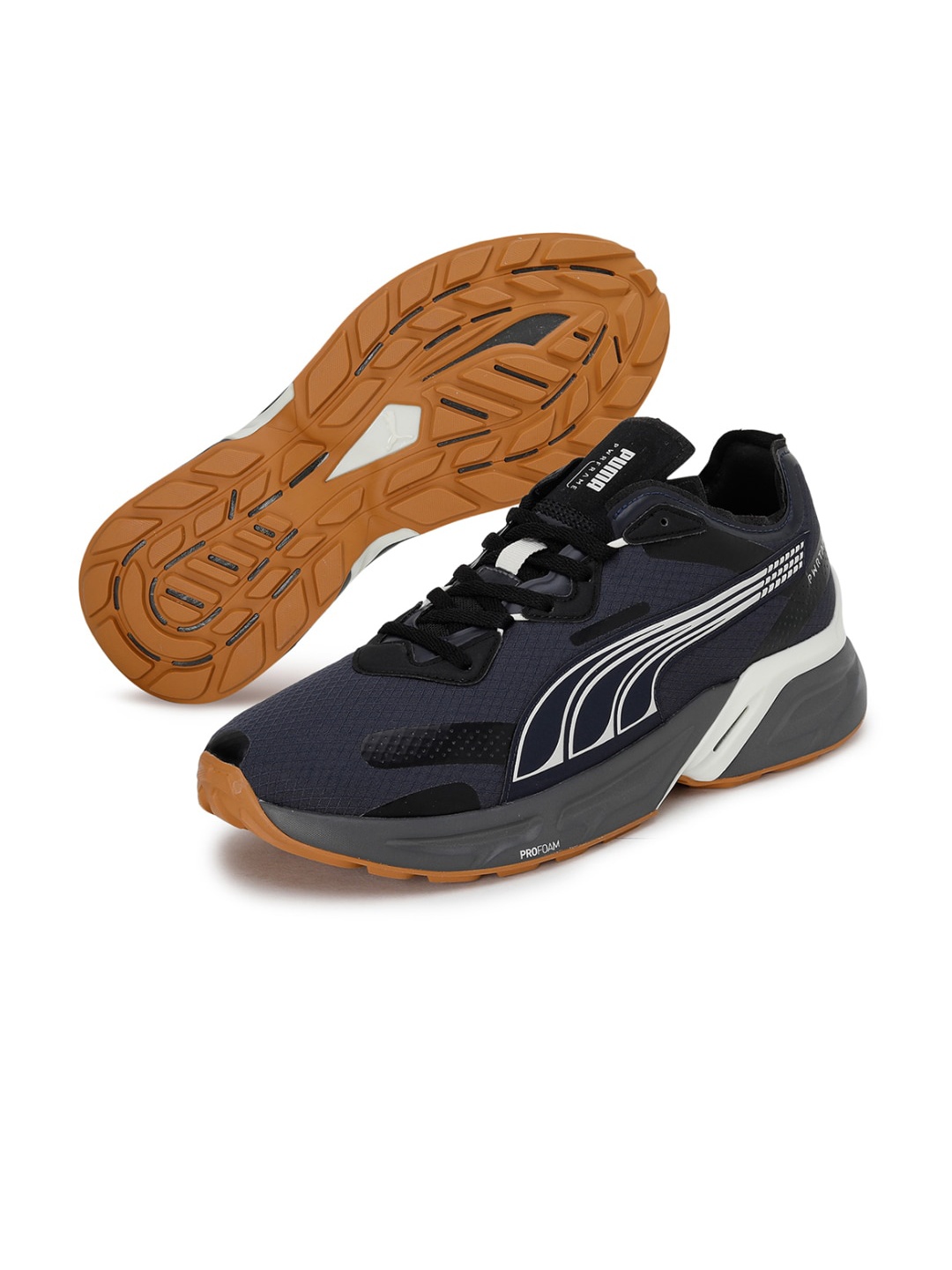 

Puma Unisex Navy Blue Pwrframe Aerogram W Sneakers