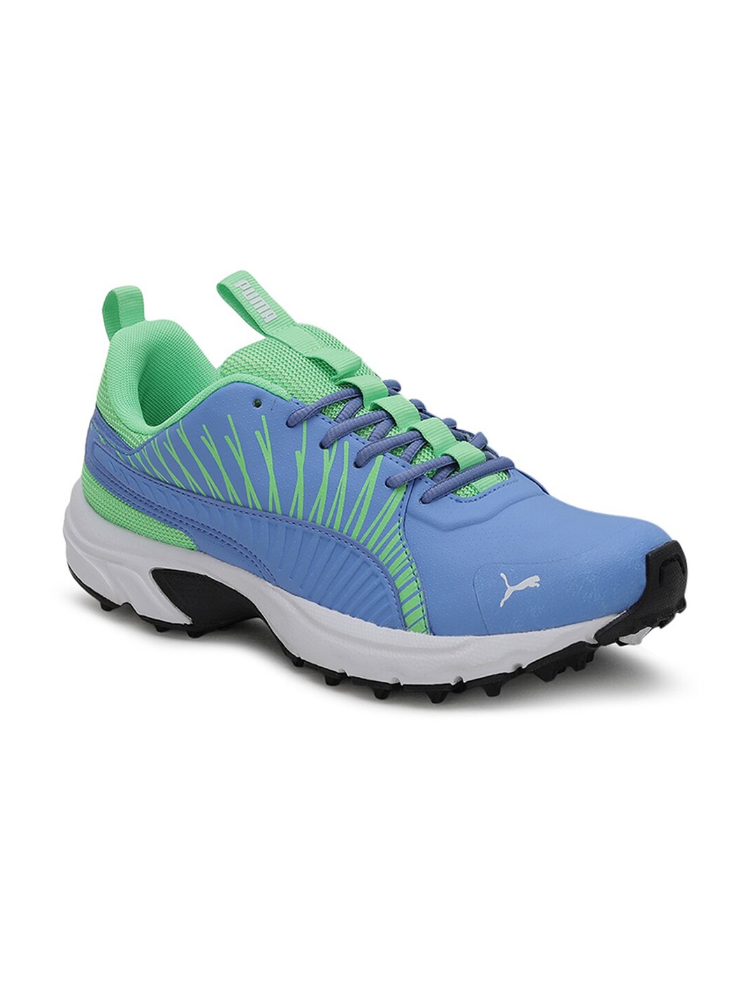 

Puma Men Blue & Green Cricket Square Shoes