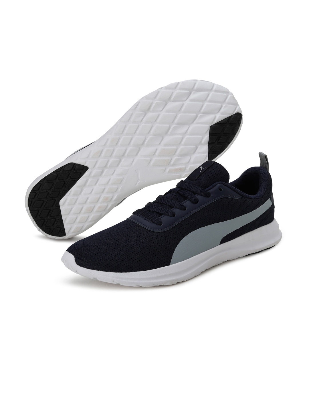 

Puma Men Blue Saddle Sneakers
